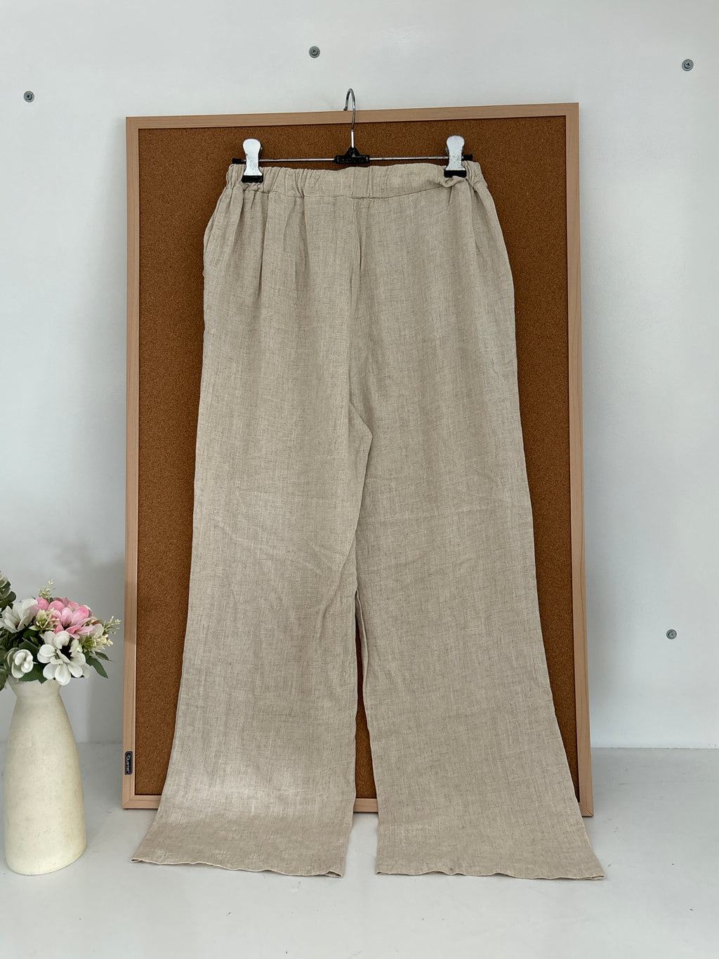 Beige Linen trouser