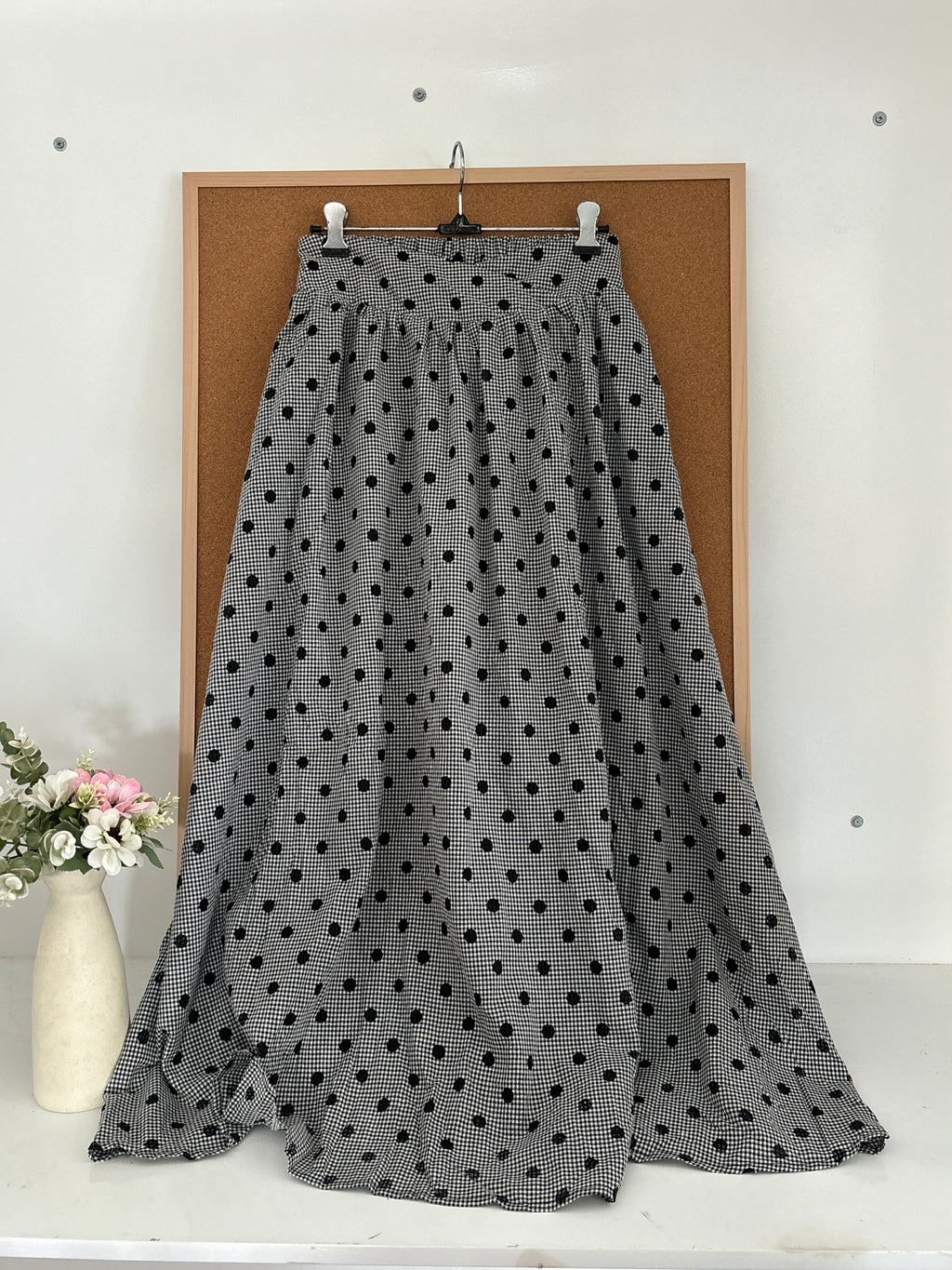 Polka dot skirt