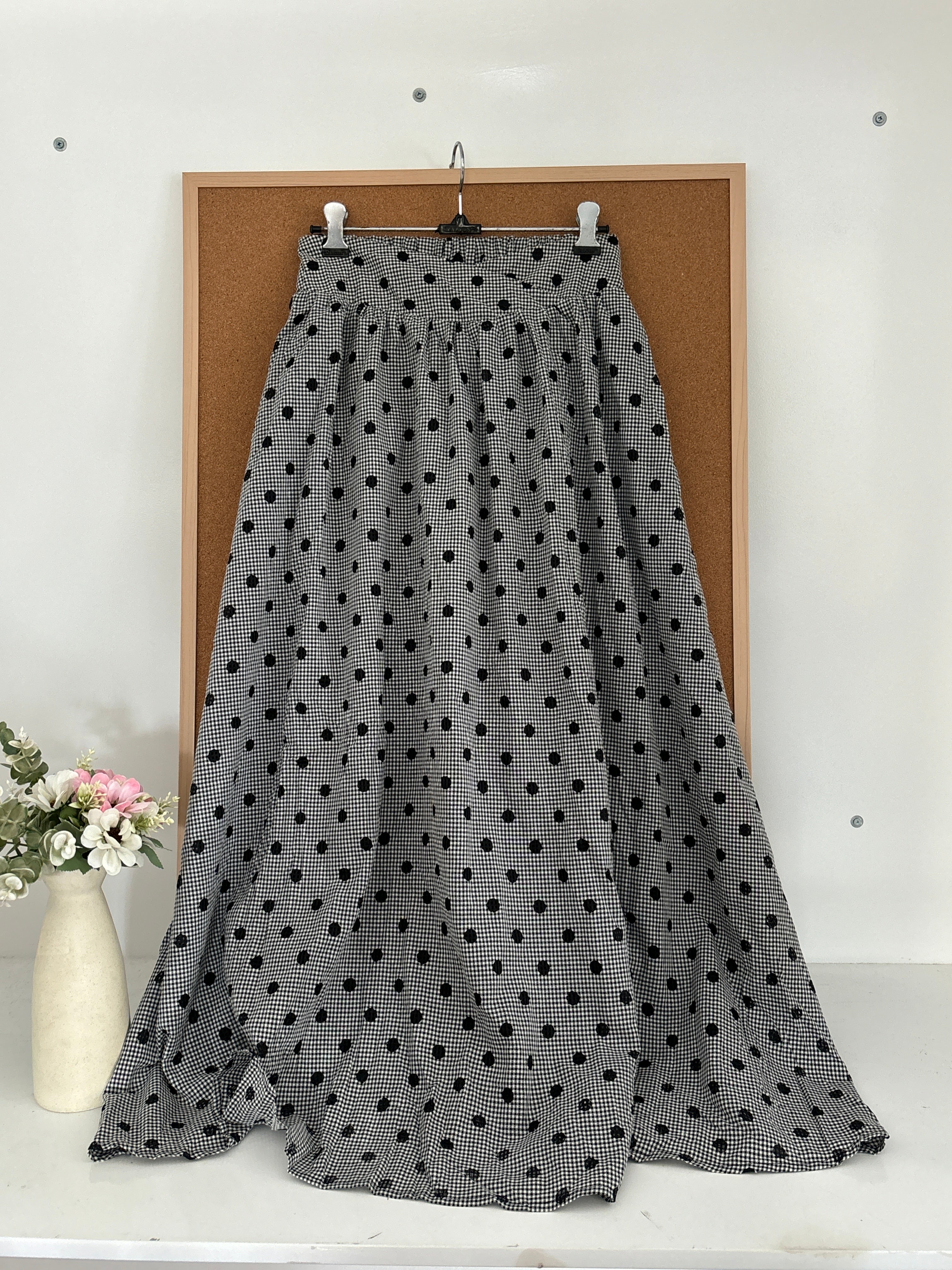 Polka dot skirt