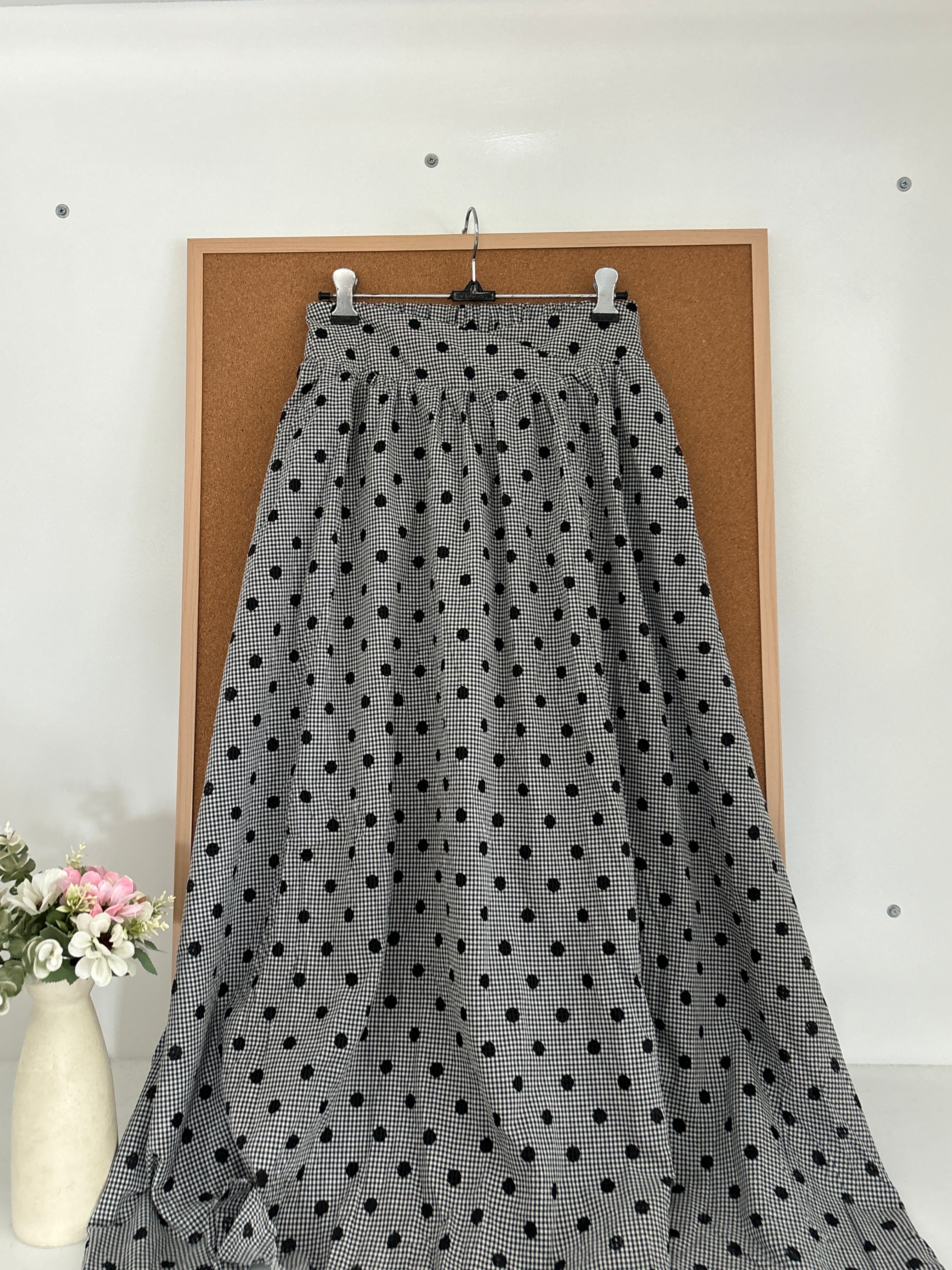 Polka dot skirt