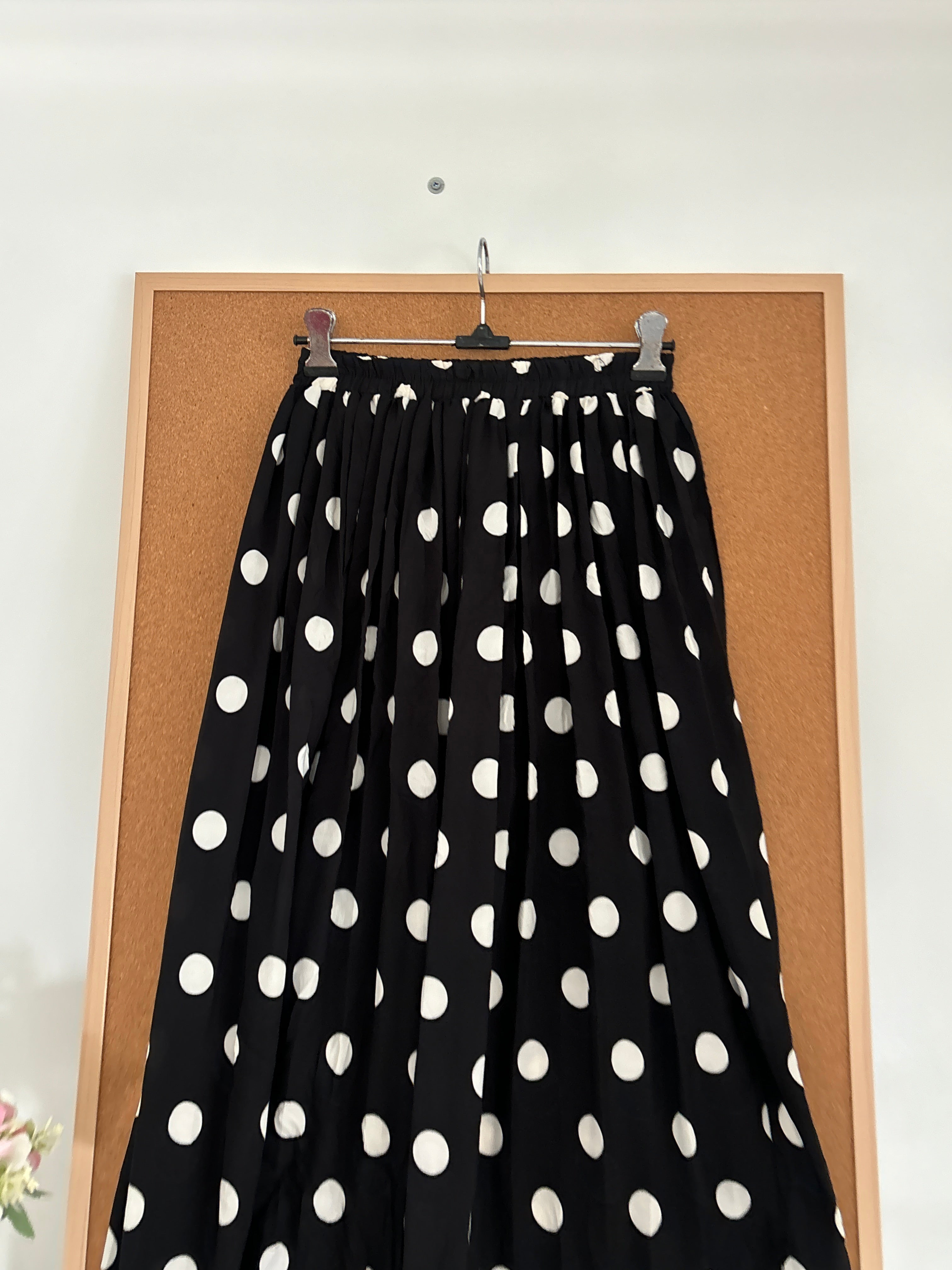 Polka dot skirt