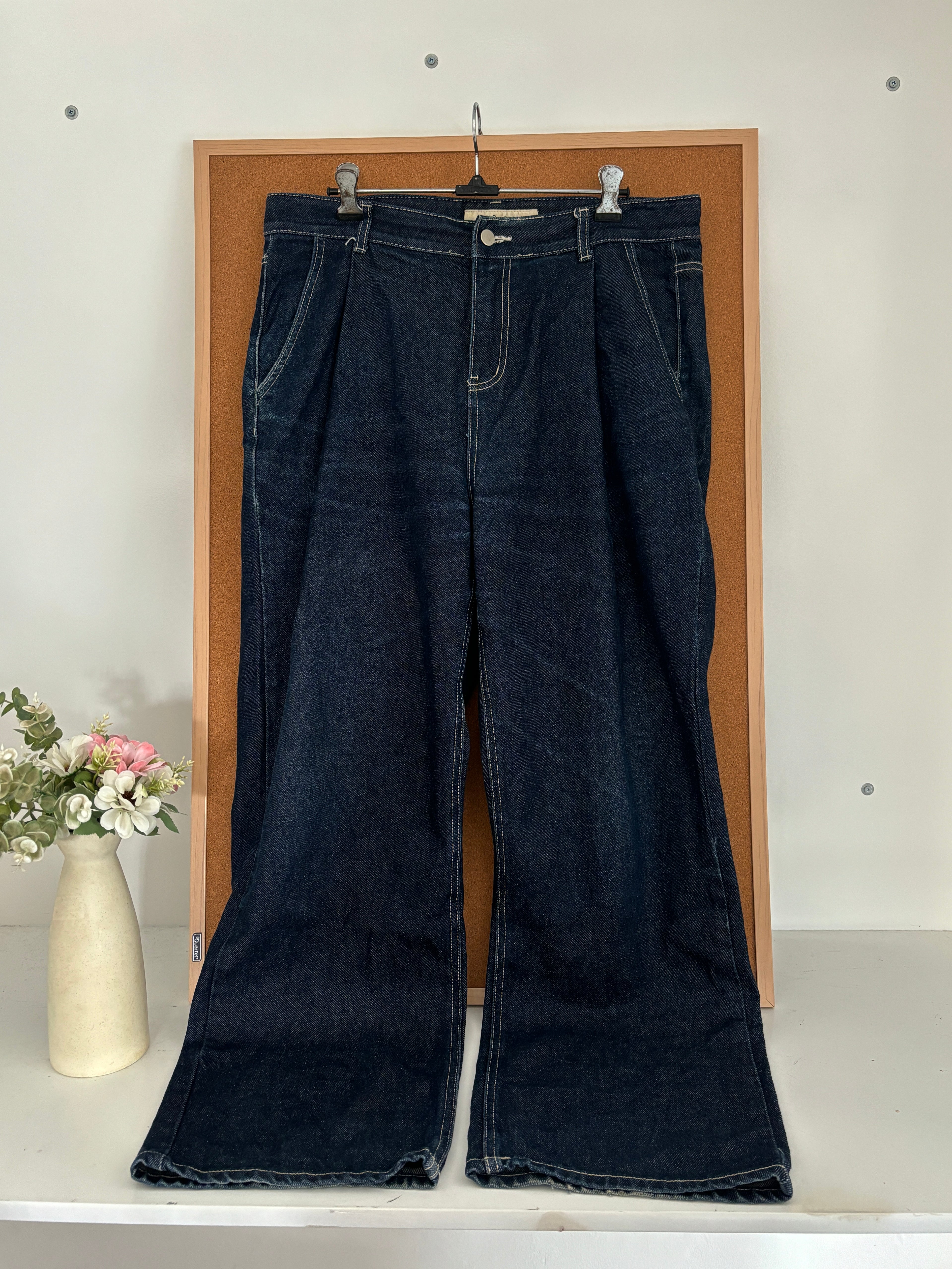High waisted denim