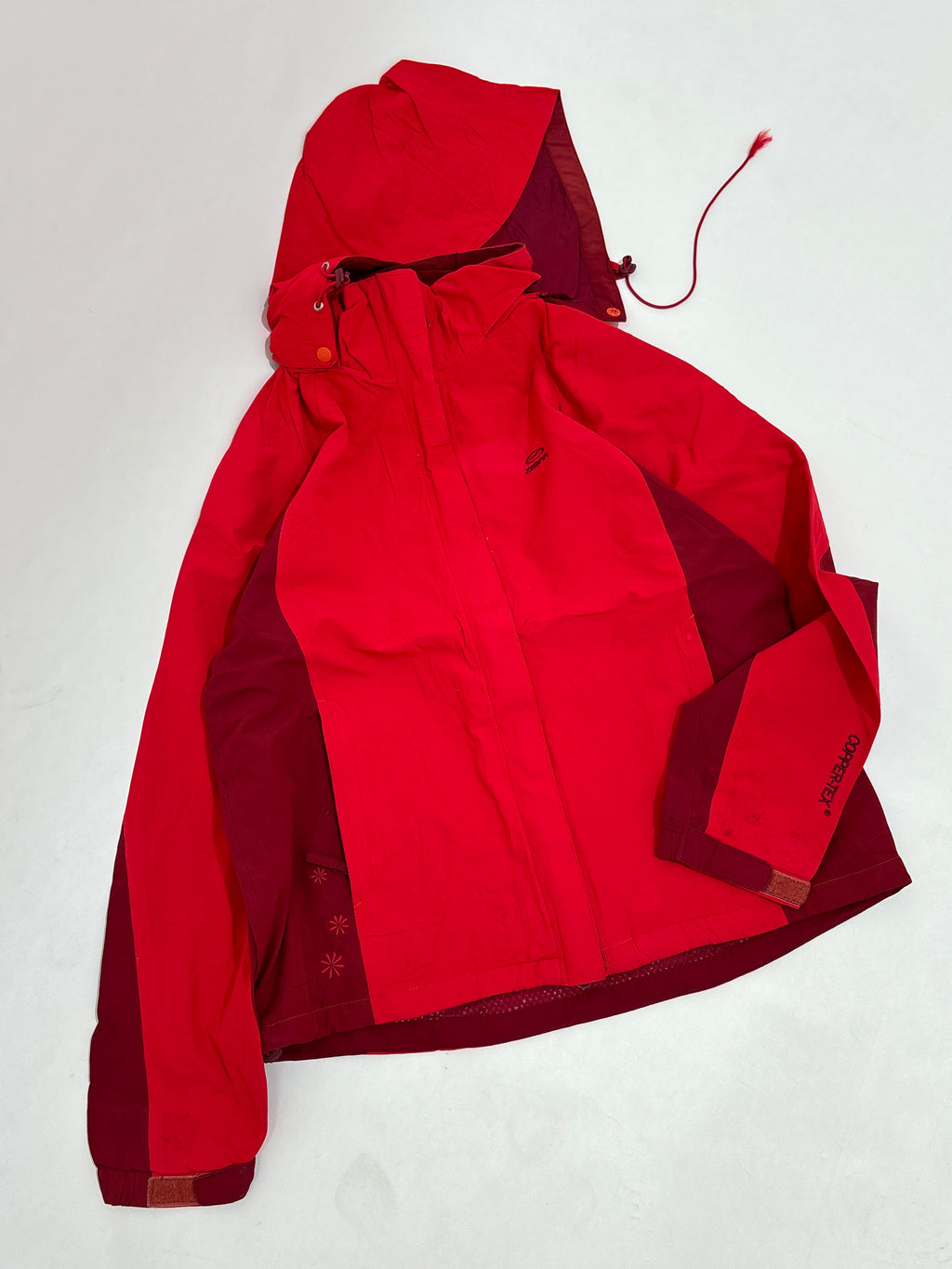 Red GORE-TEX Hooded Technical Jacket