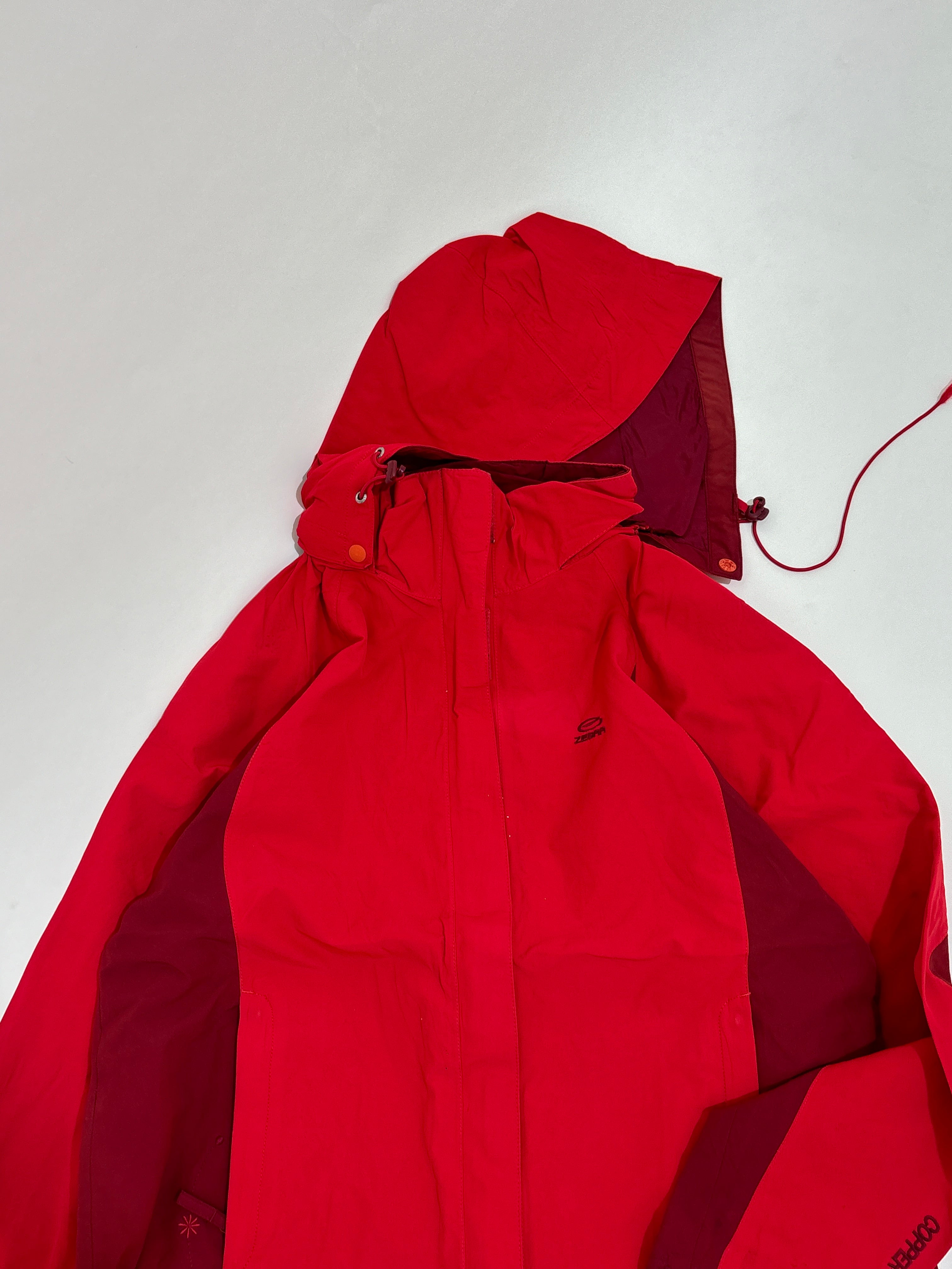 Red GORE-TEX Hooded Technical Jacket