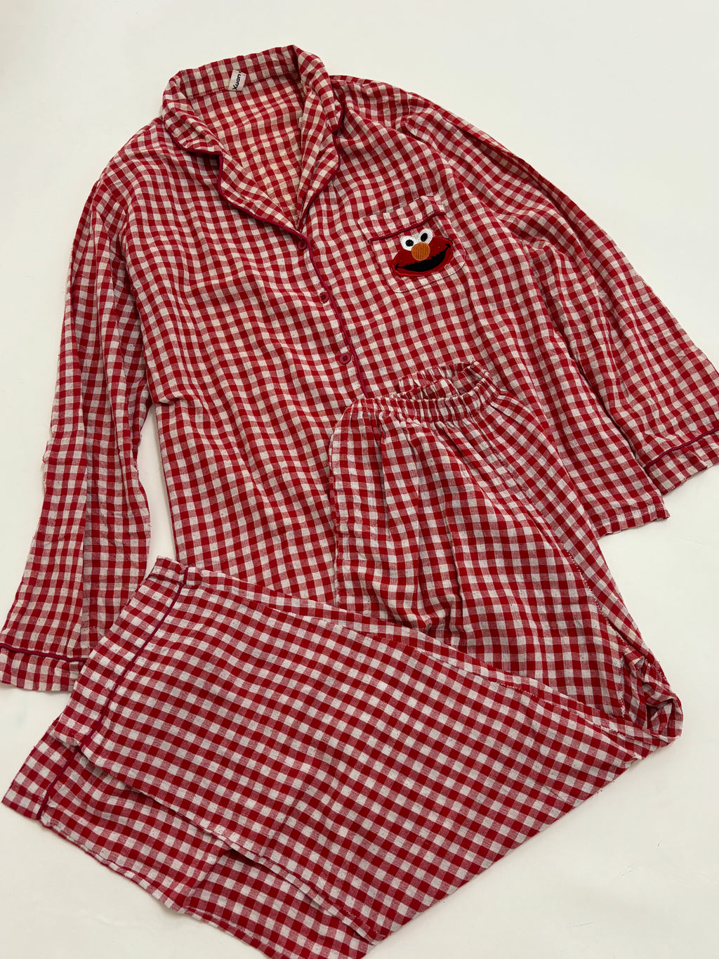 Gingham cotton pjs