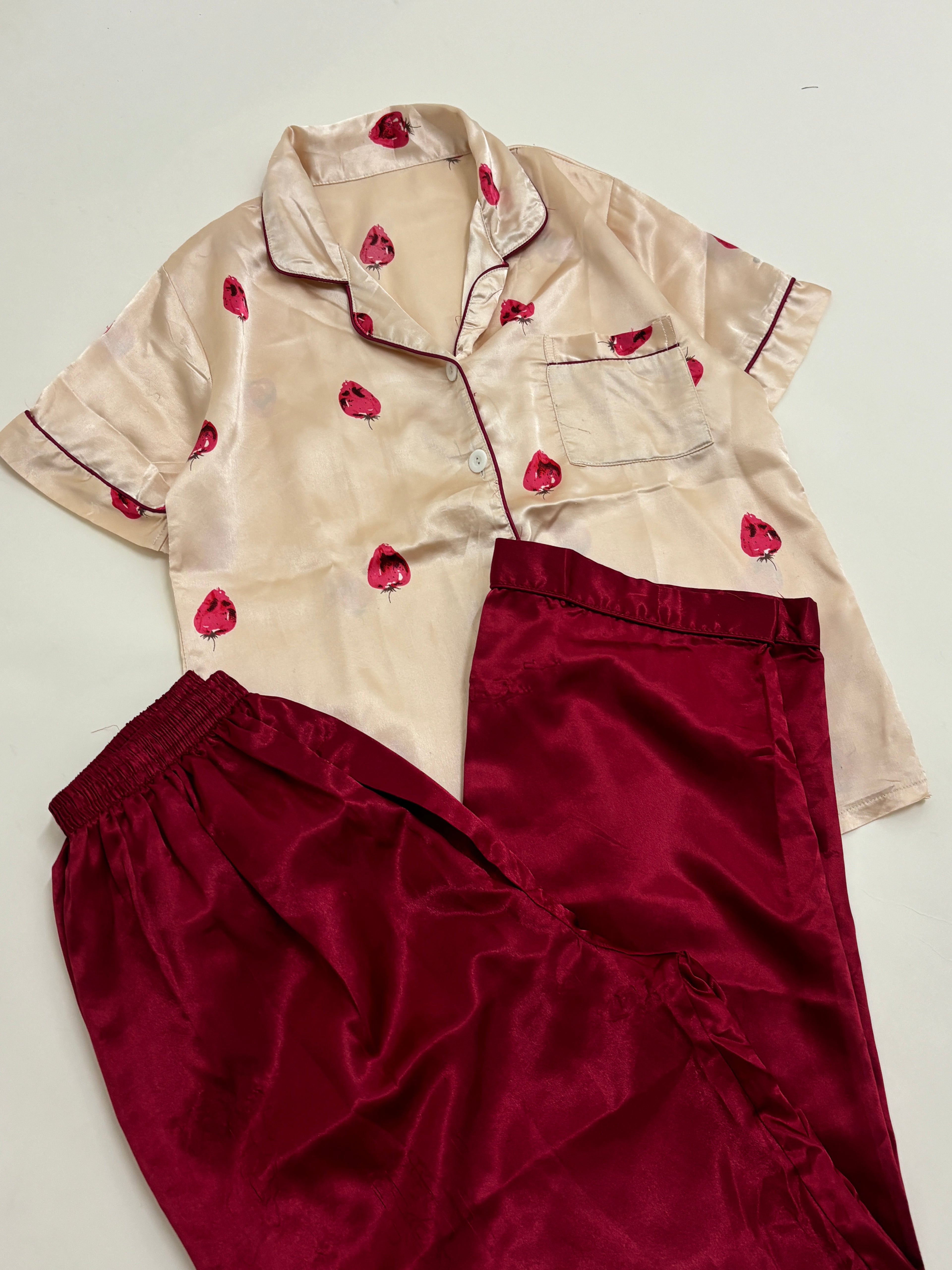 Strawberry pj set