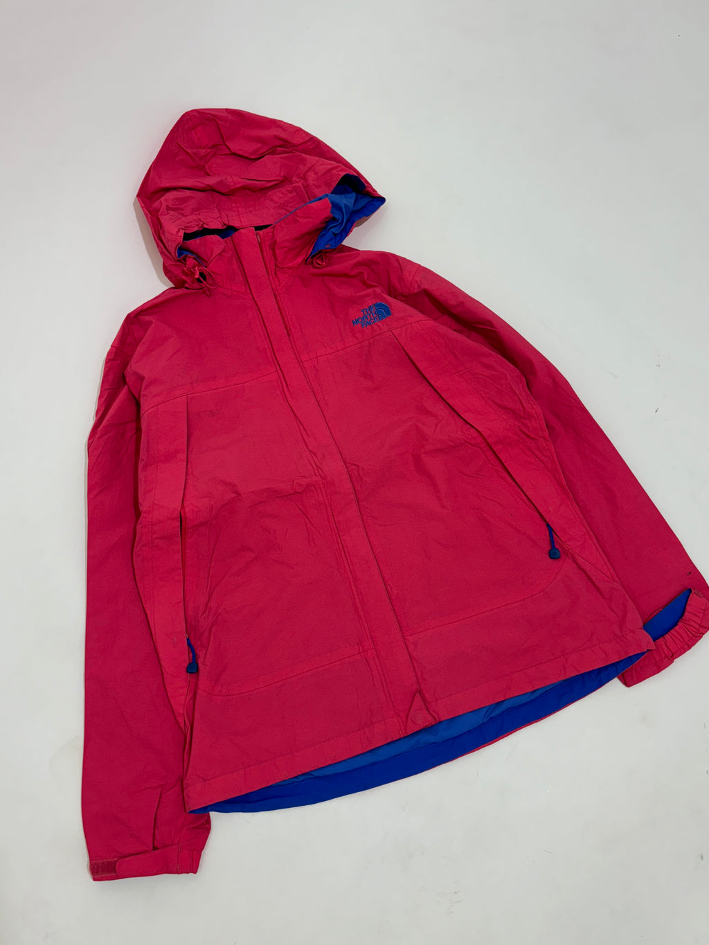The North Face HyVent Hooded Jacket – Pink / Blue