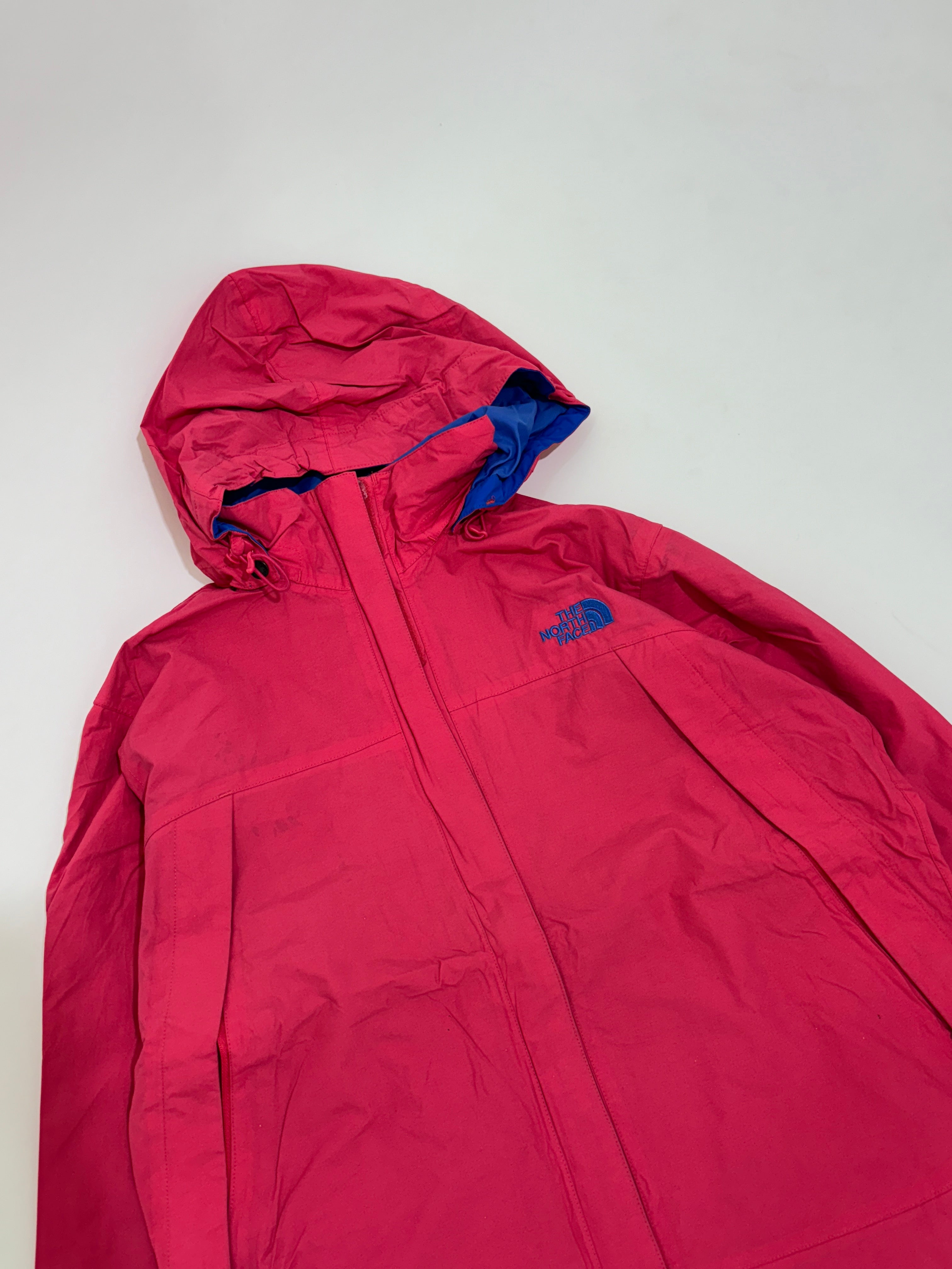 The North Face HyVent Hooded Jacket – Pink / Blue