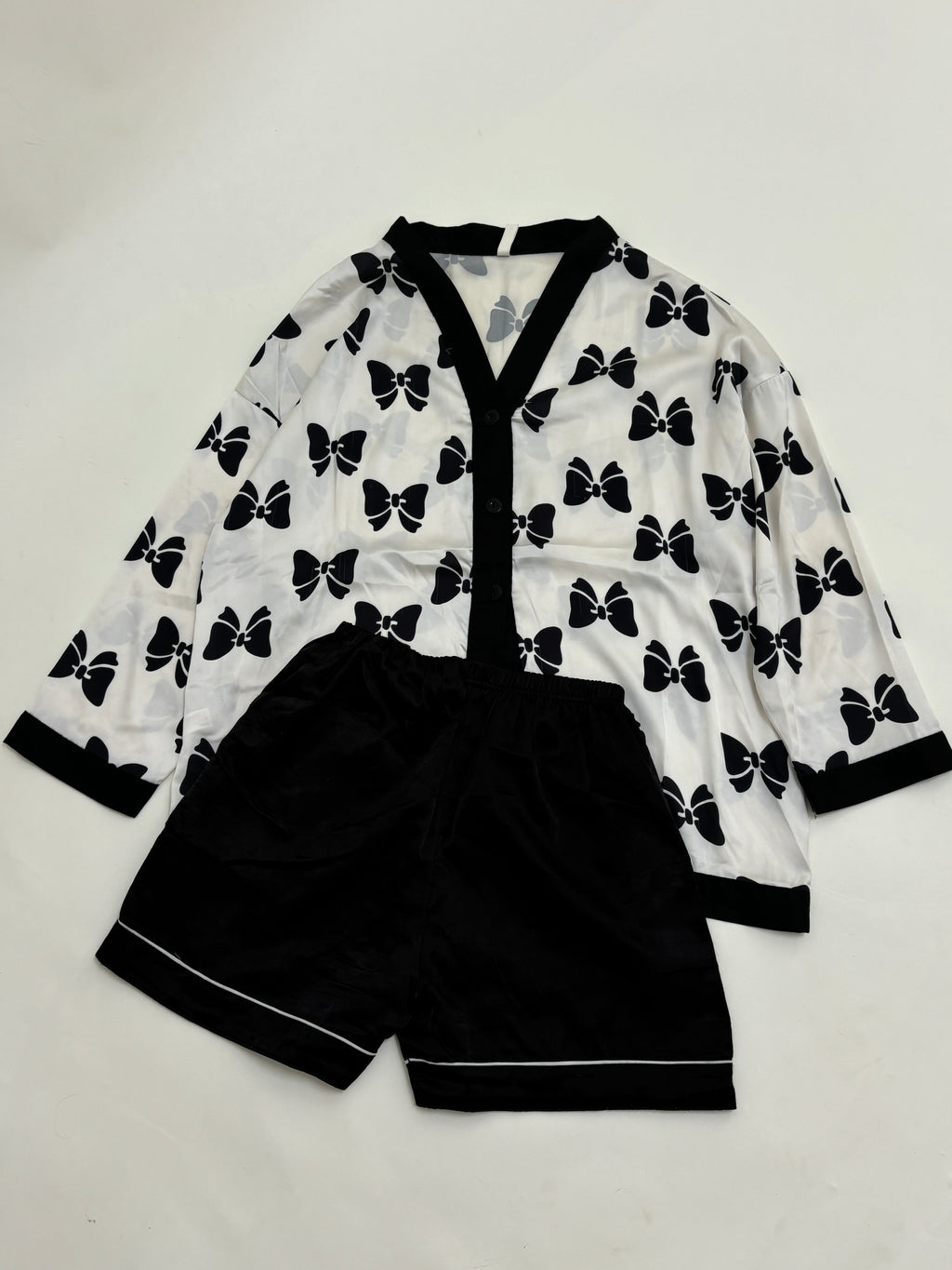 Satin bow pj