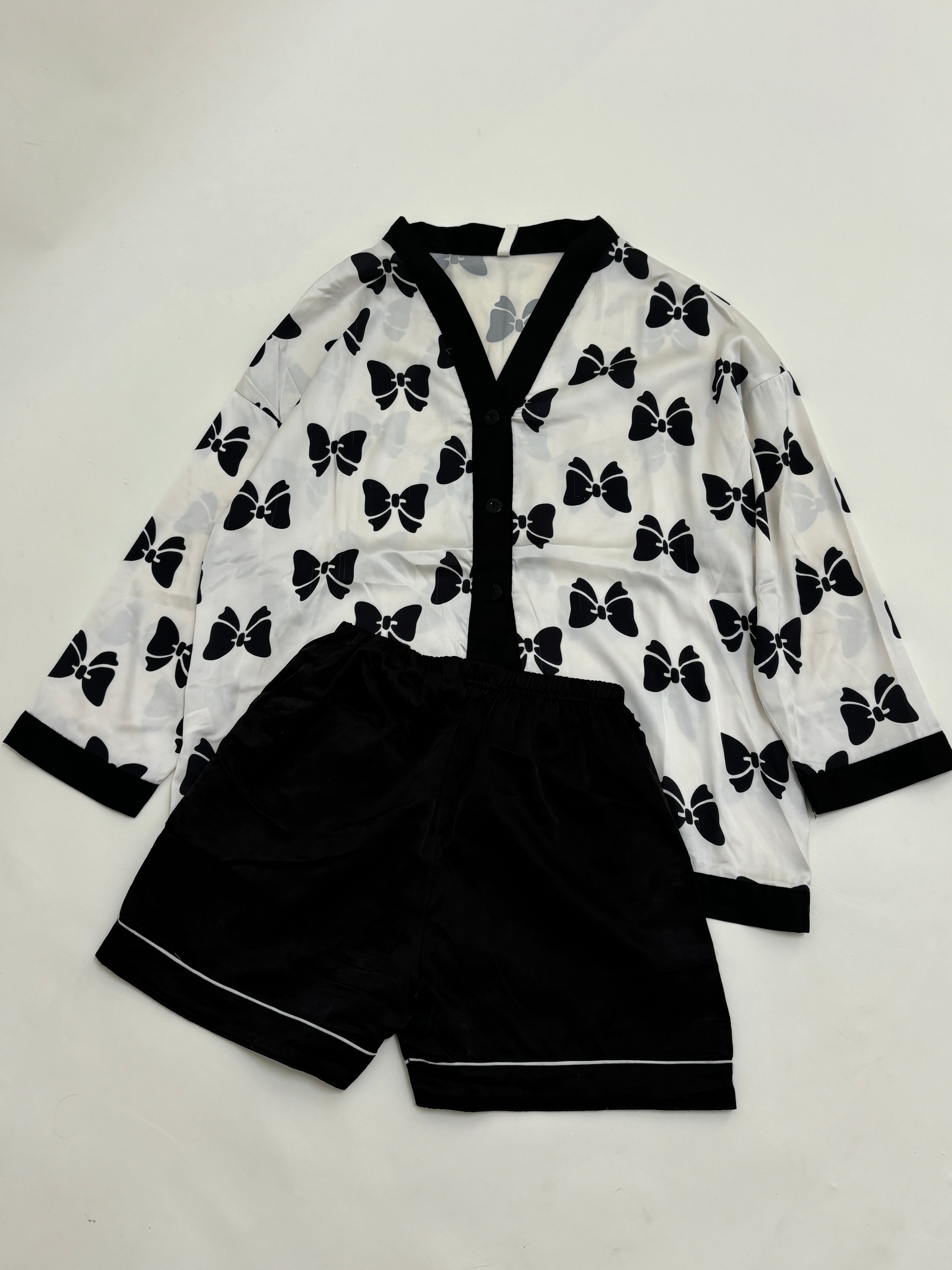 Satin bow pj