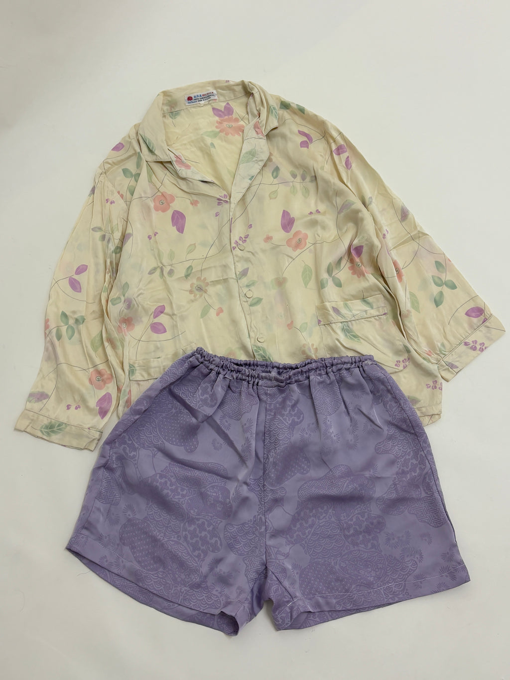 Floral satin pj