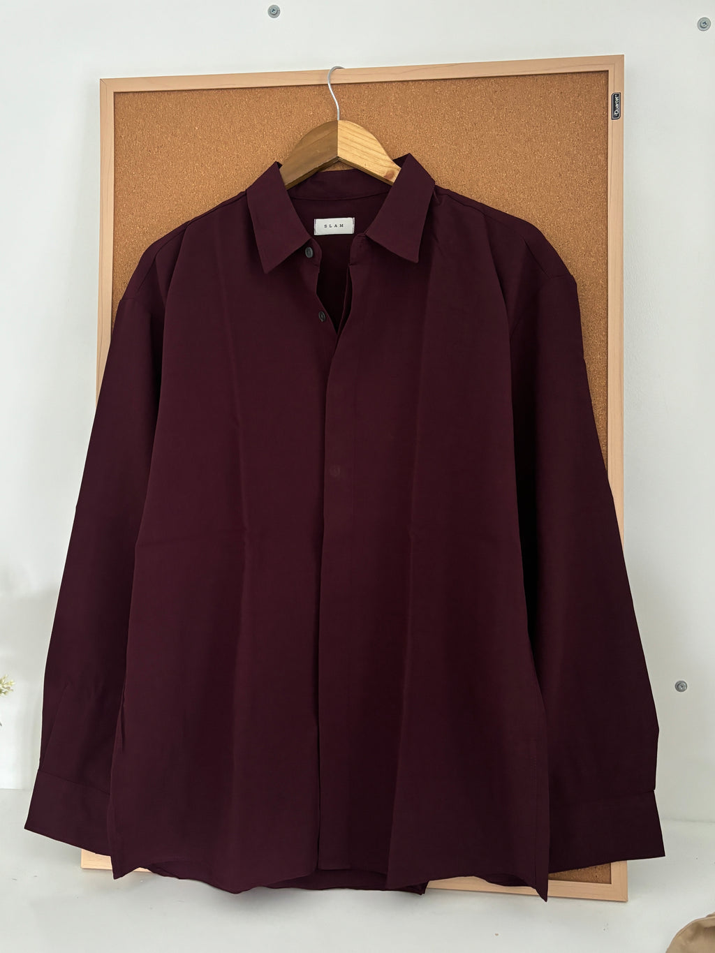 Maroon shirt