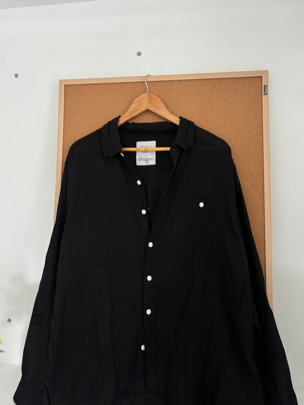 Black cotton shirt