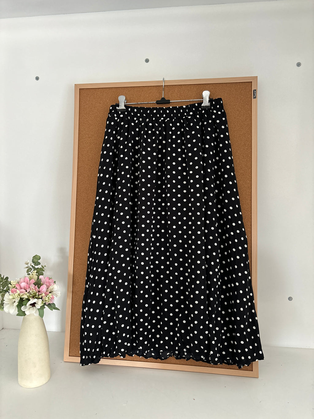 Polka dot skirt