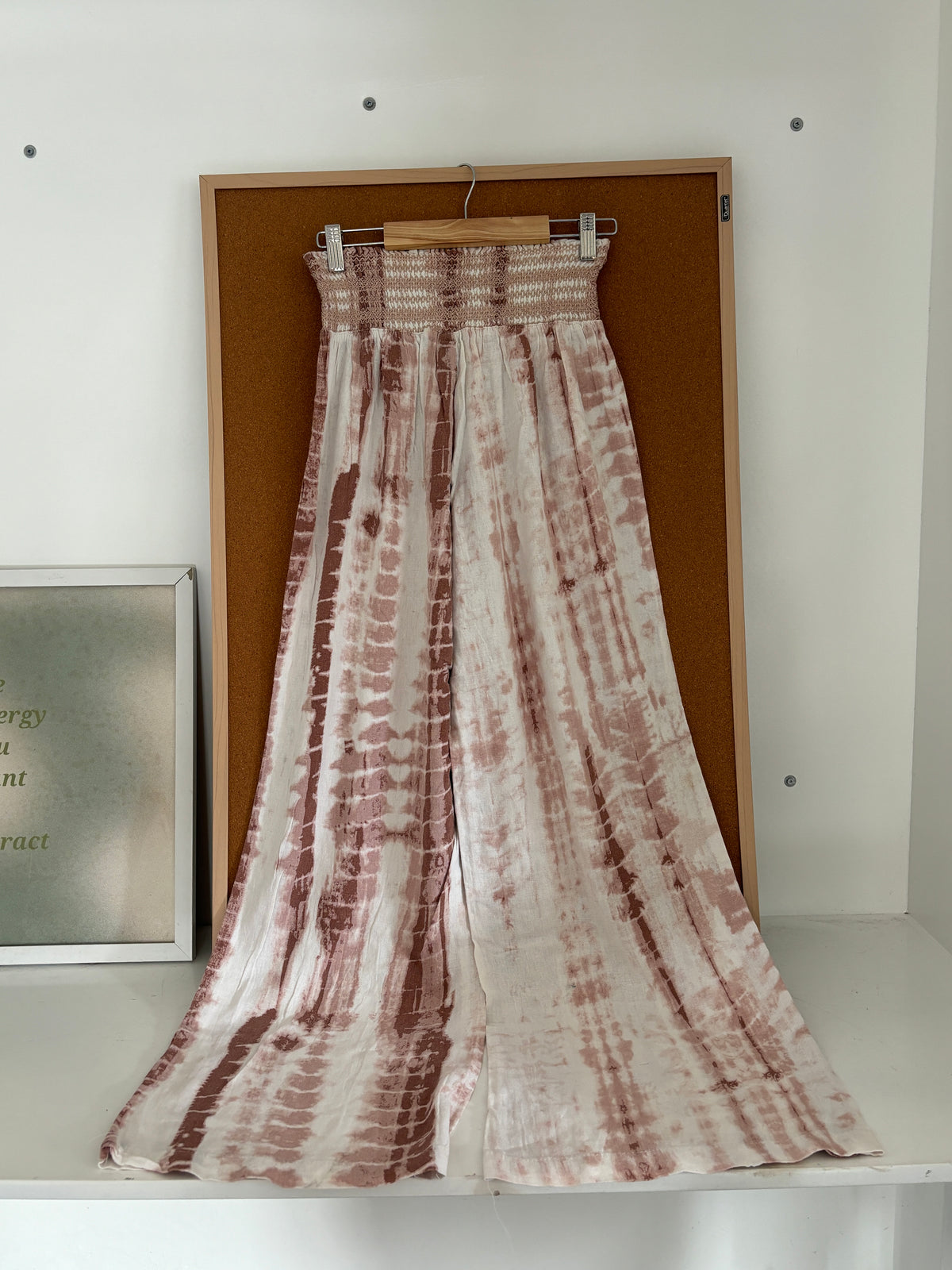 Printed Linen trousers
