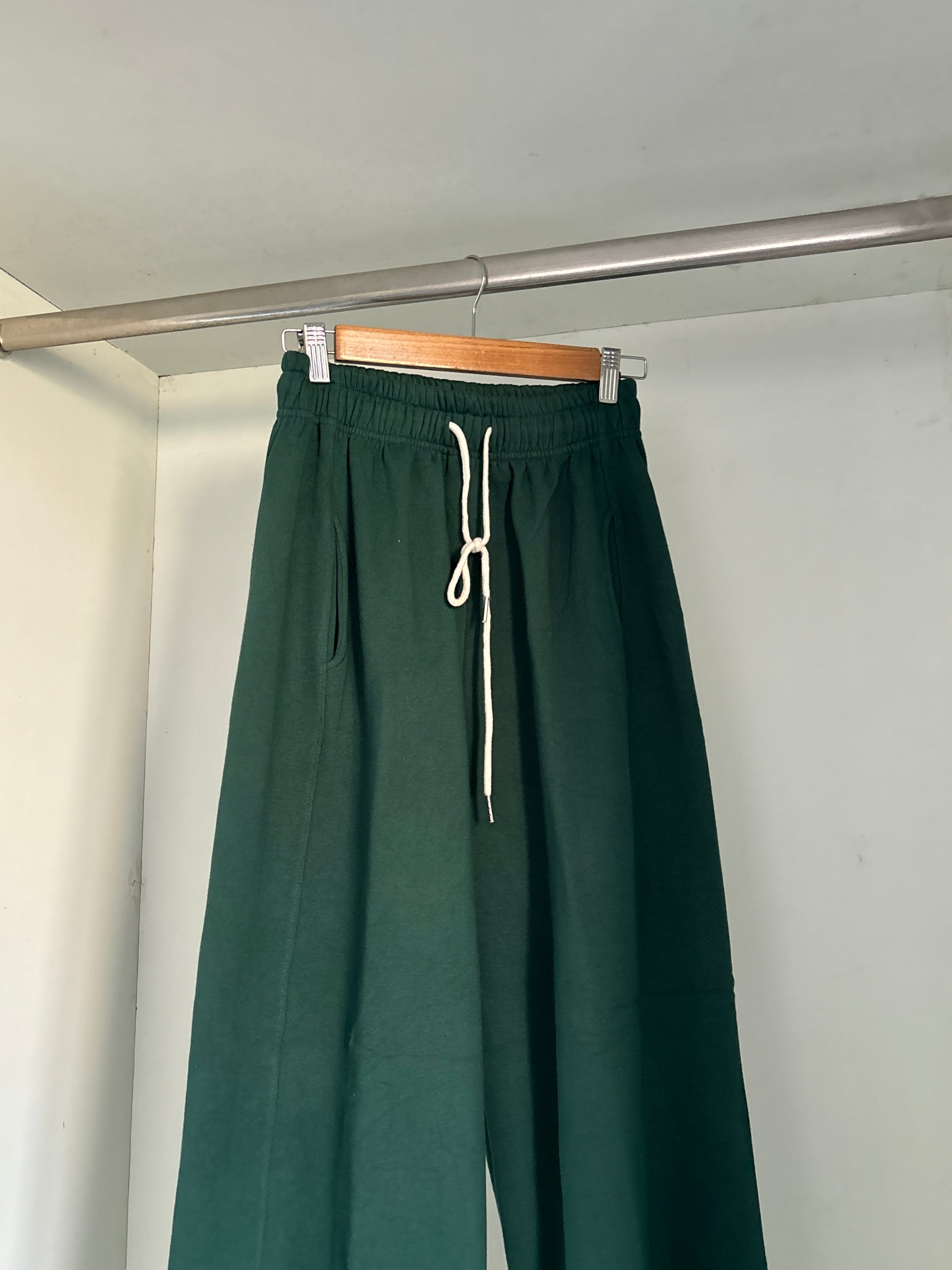 Green Unisex joggers