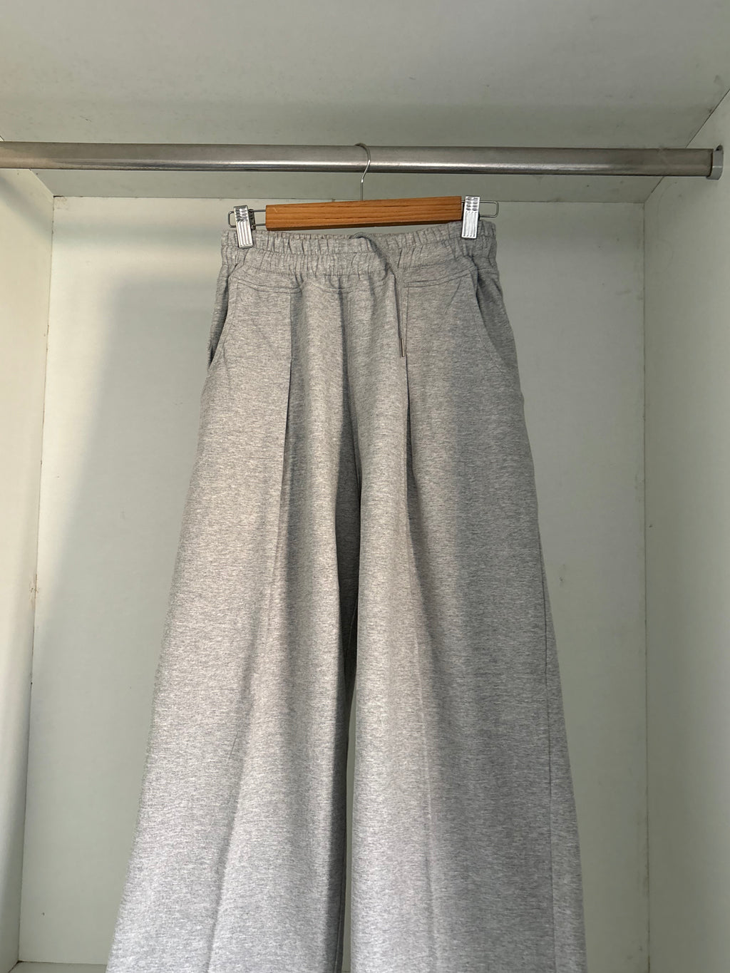 Grey Unisex joggers