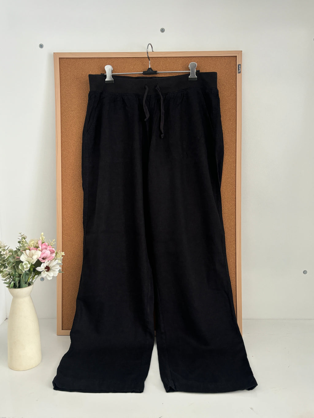 Black Linen trouser