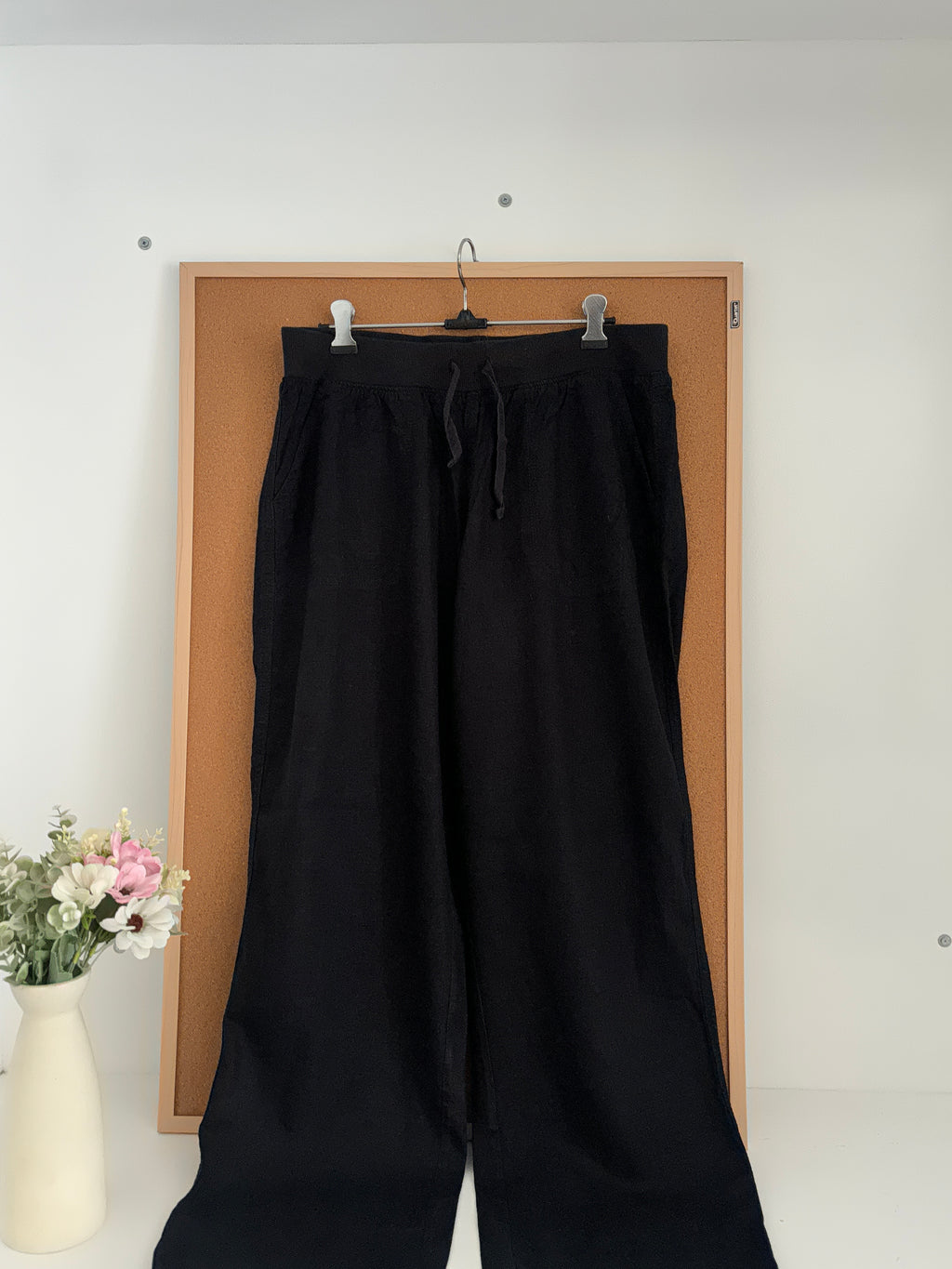 Black Linen trouser