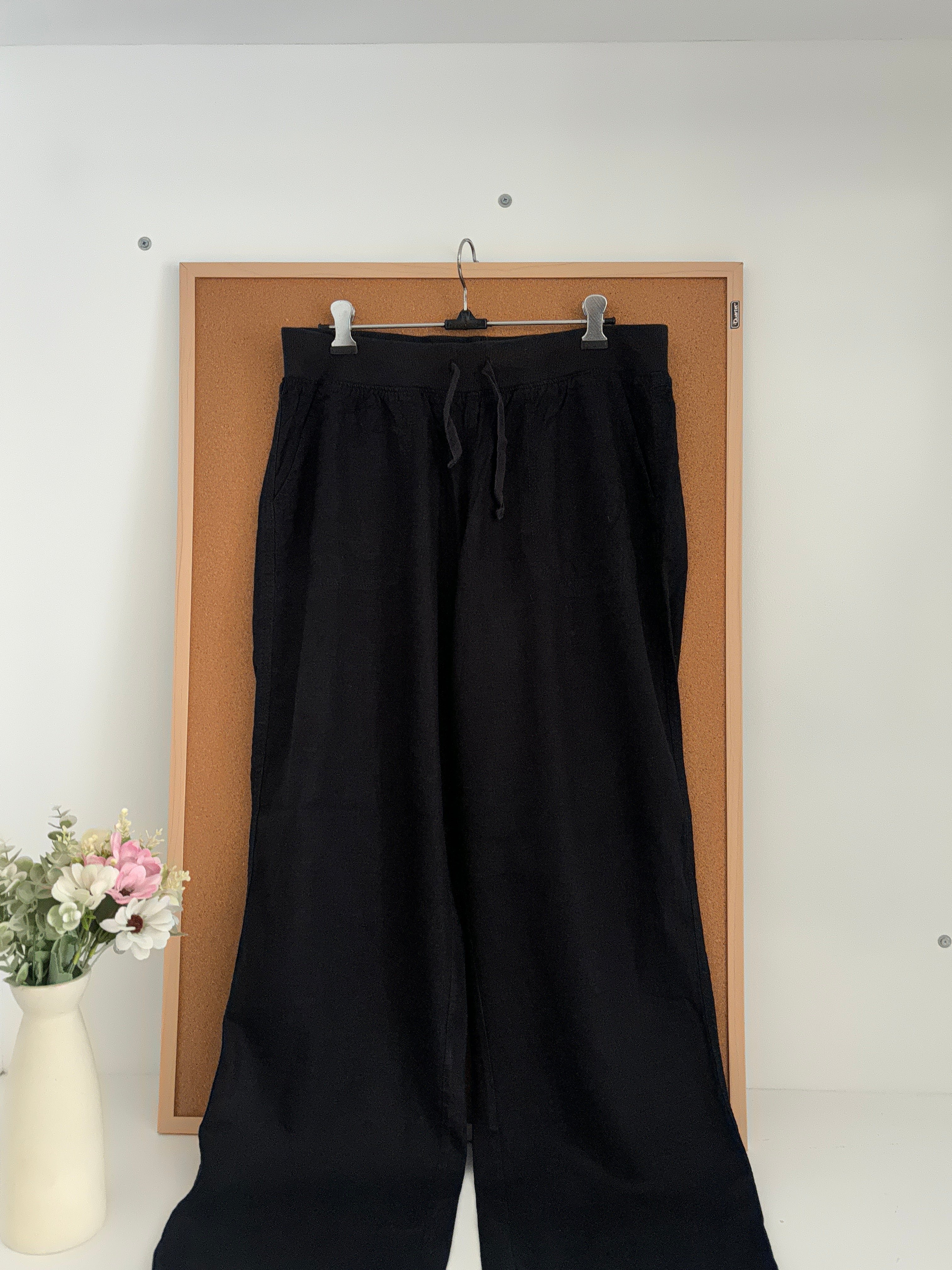 Black Linen trouser