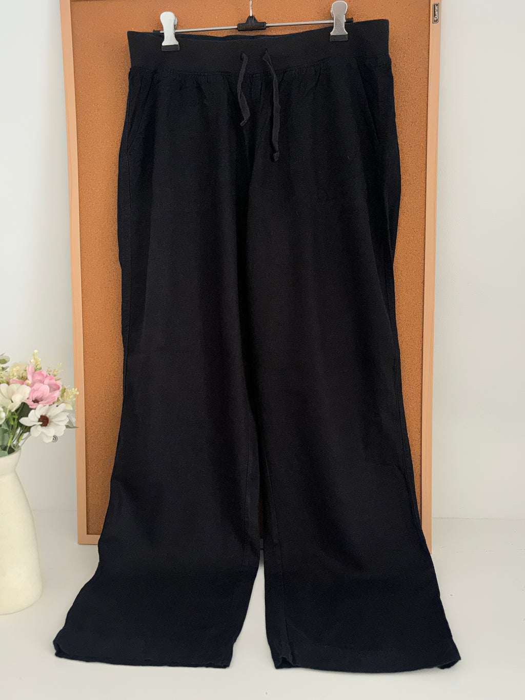 Black Linen trouser