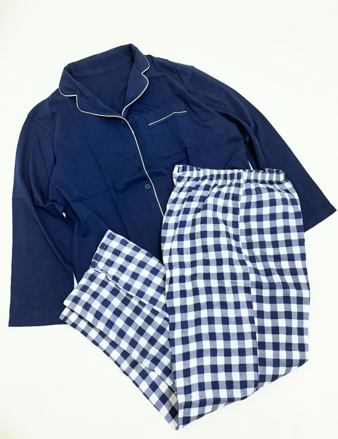 Blue cotton pj