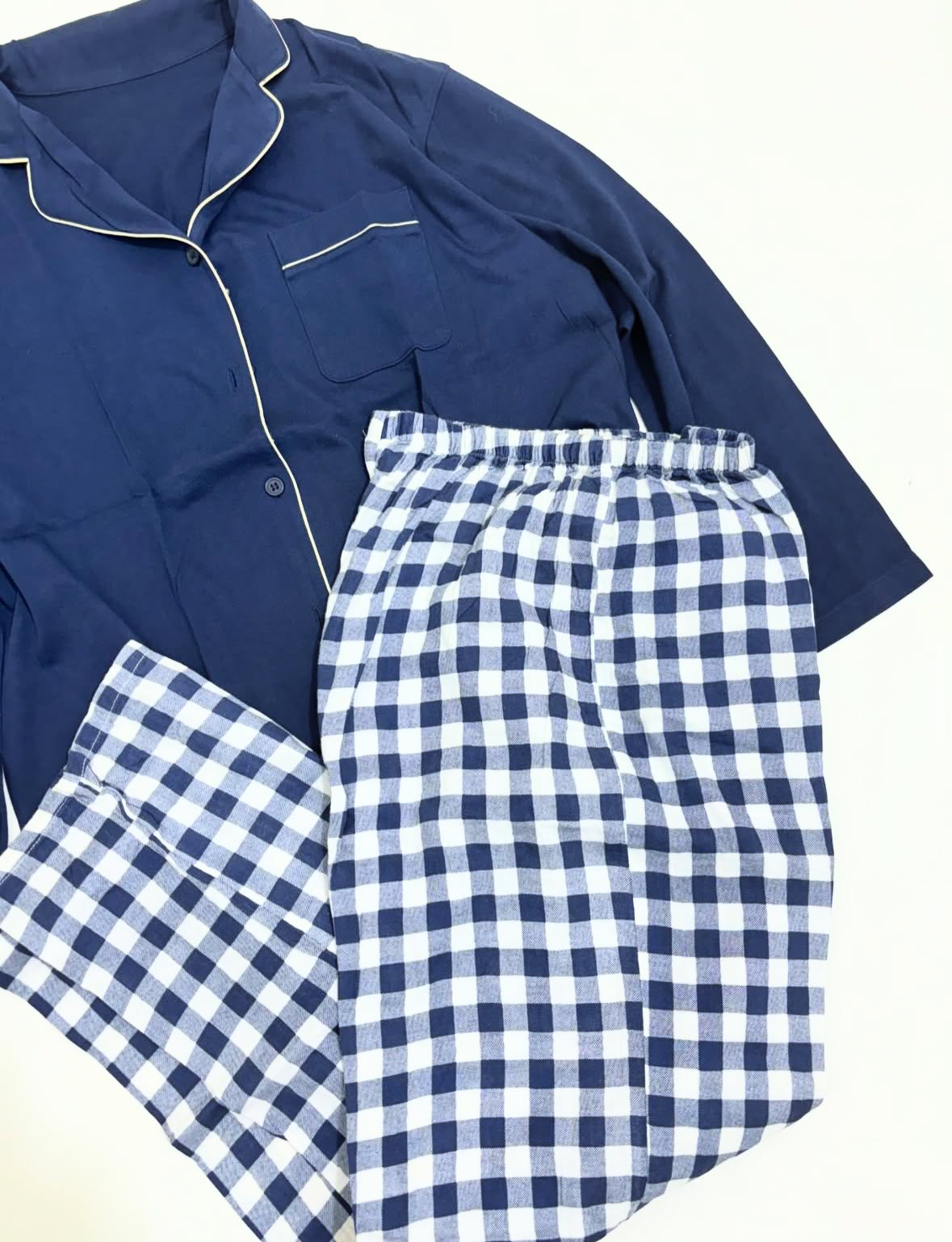 Blue cotton pj