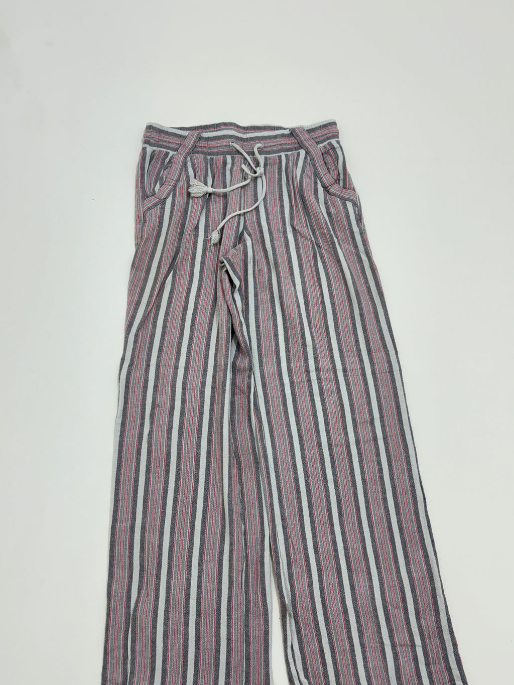 Striped linen trouser