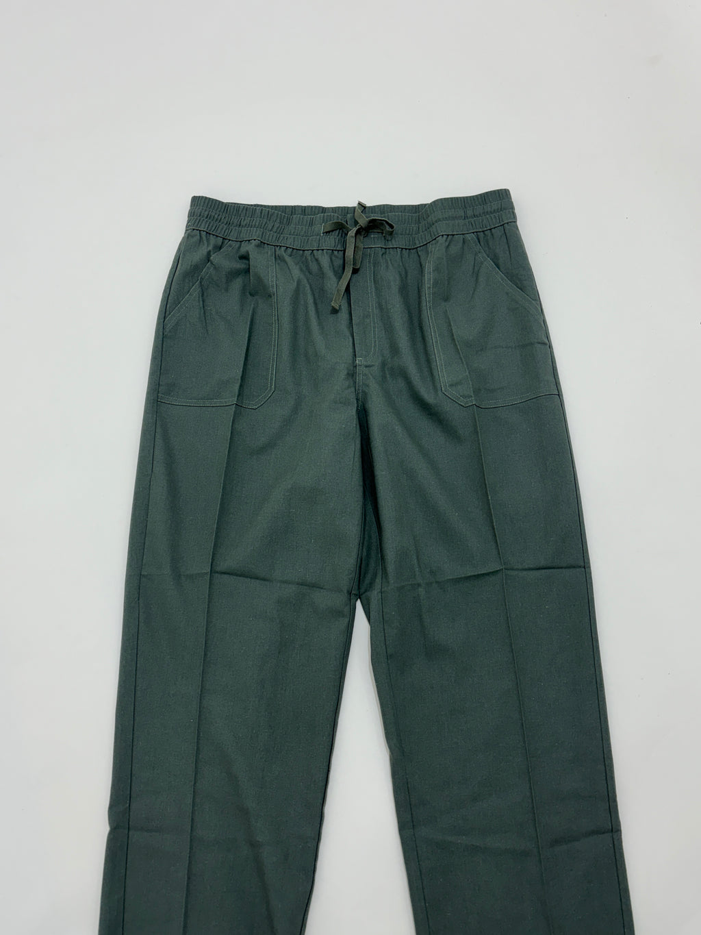 Green linen trouser