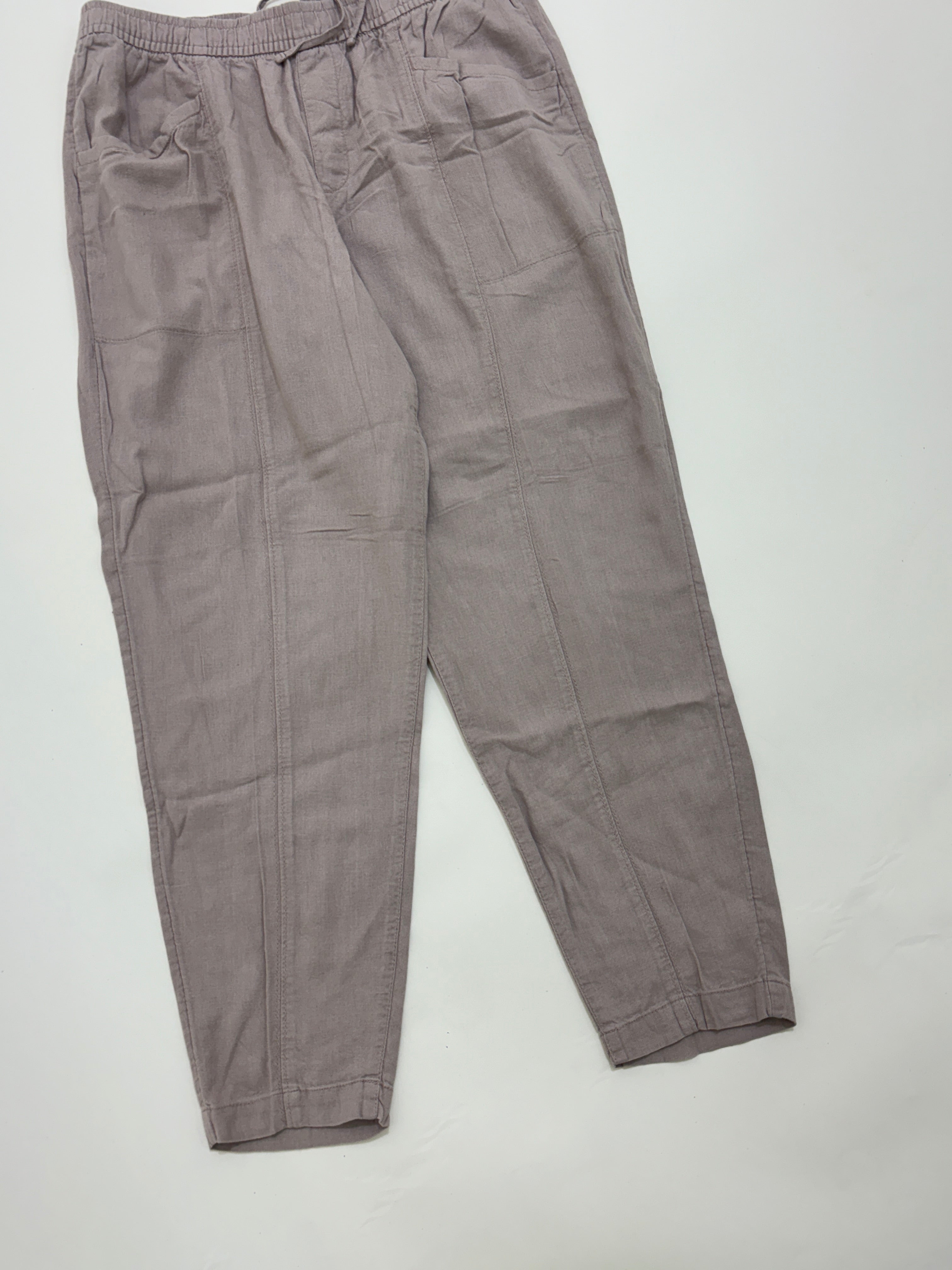 Mauve linen trouser
