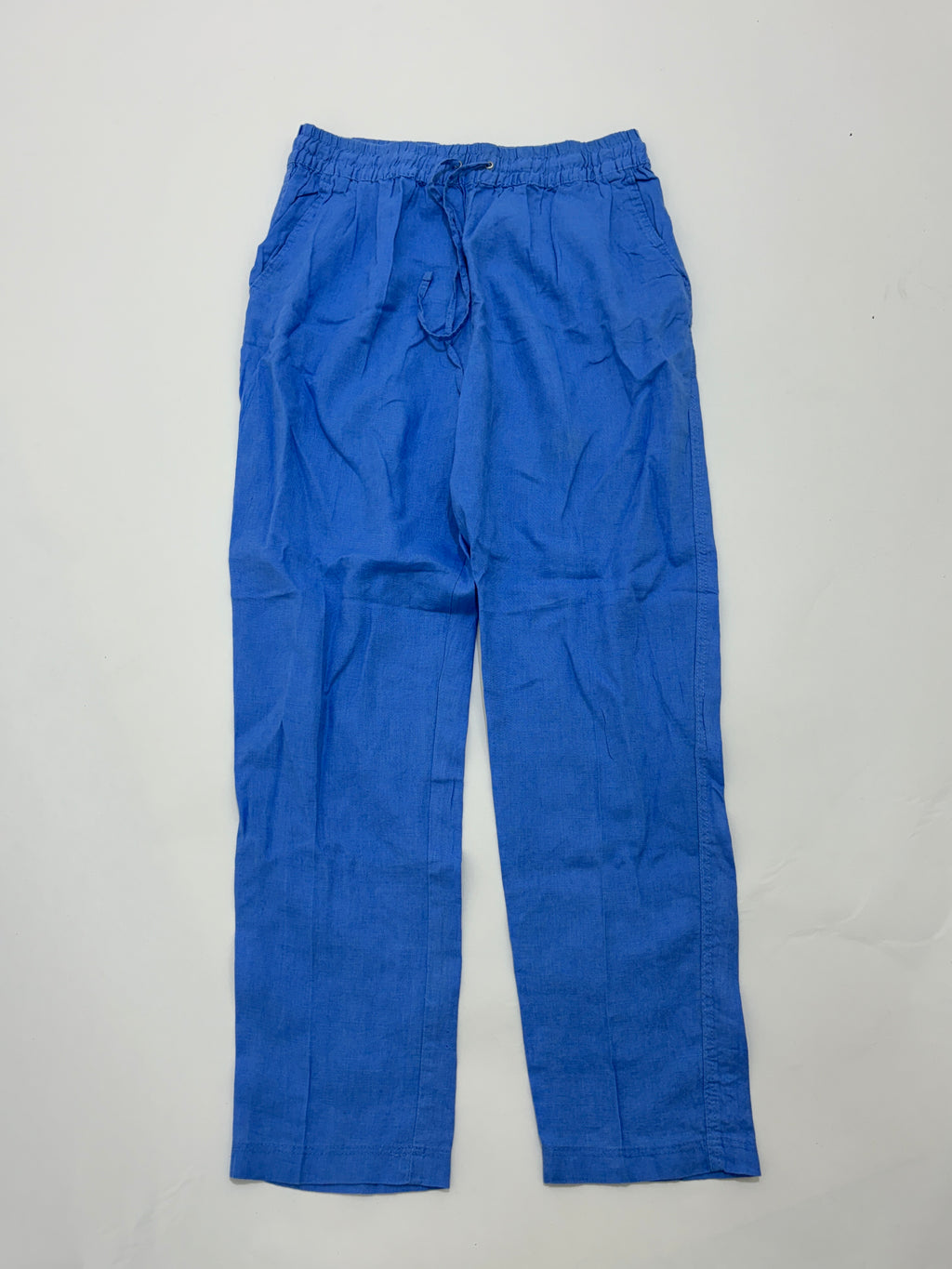 Blue linen trouser