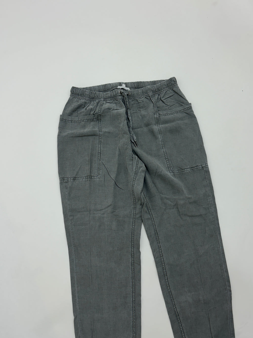 Green linen trouser
