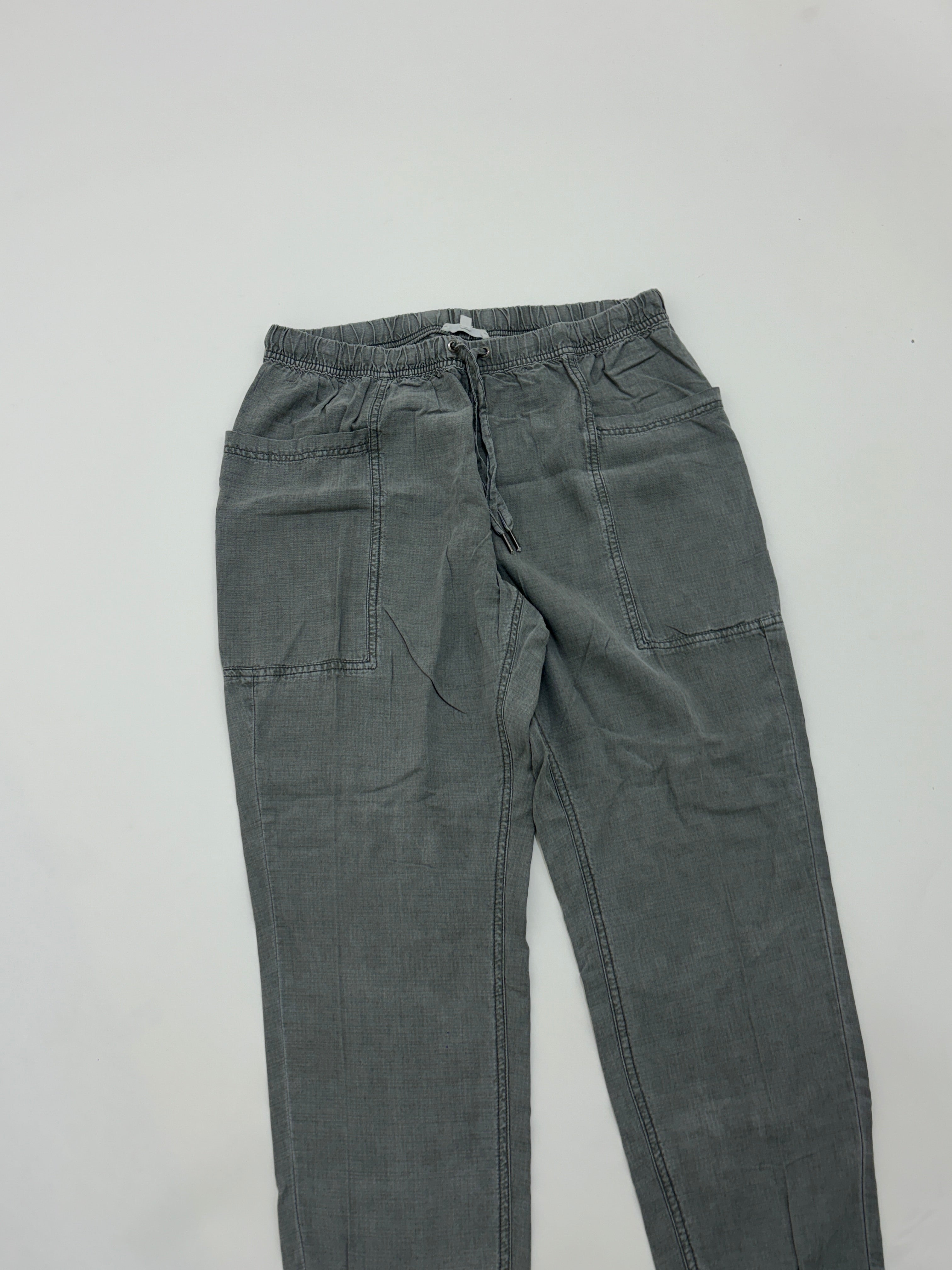 Green linen trouser