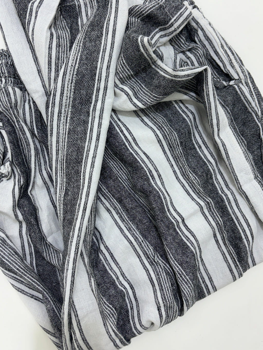 Striped linen trouser