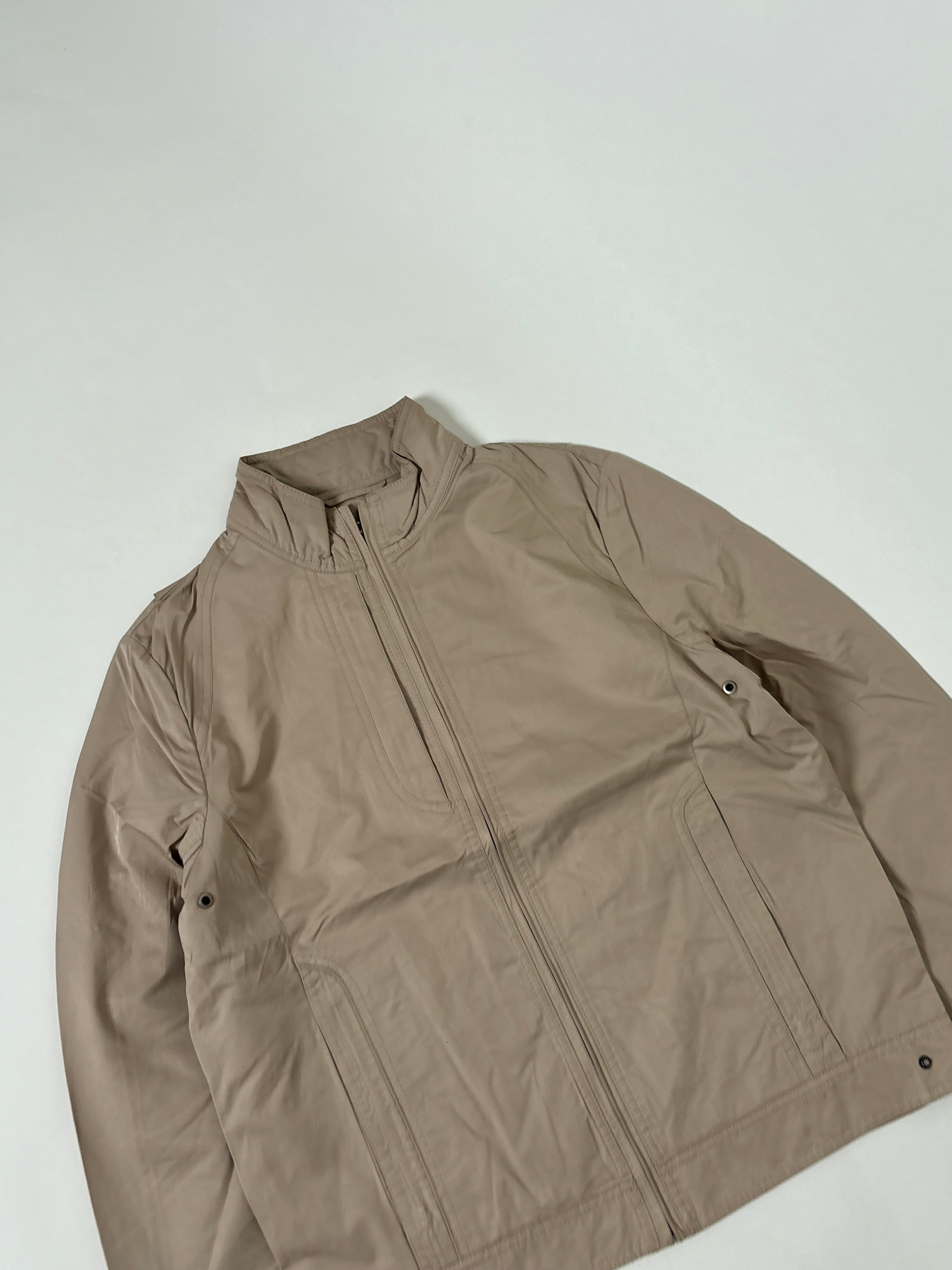 light brown / tan zip-up jacket