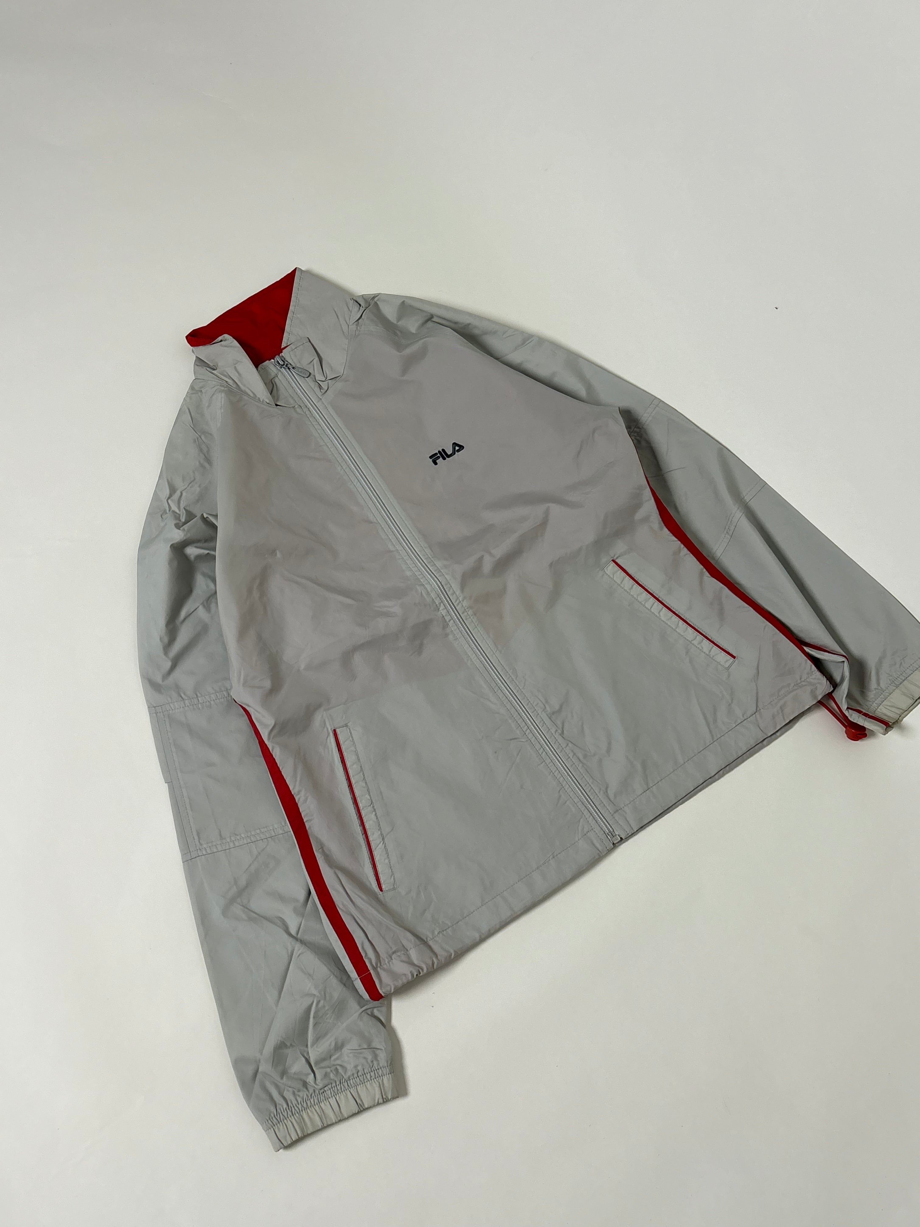 lightweight FILA zip-up jacket