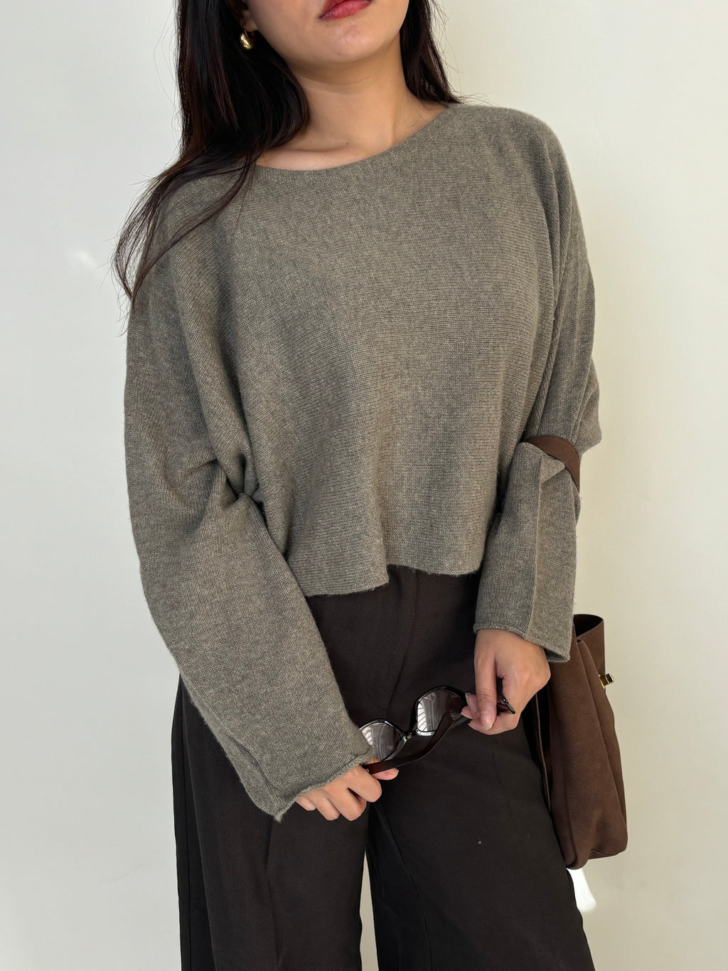 One shoulder sweater