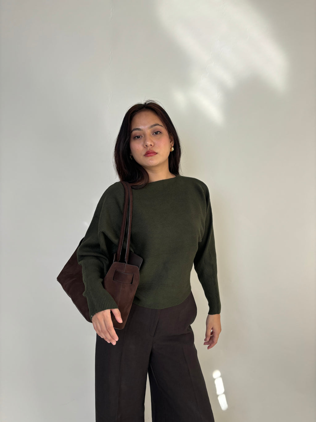 One shoulder sweater