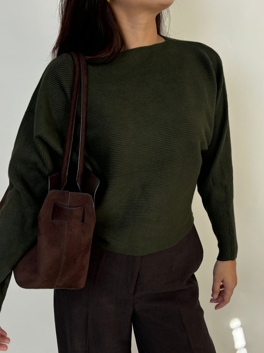 One shoulder sweater