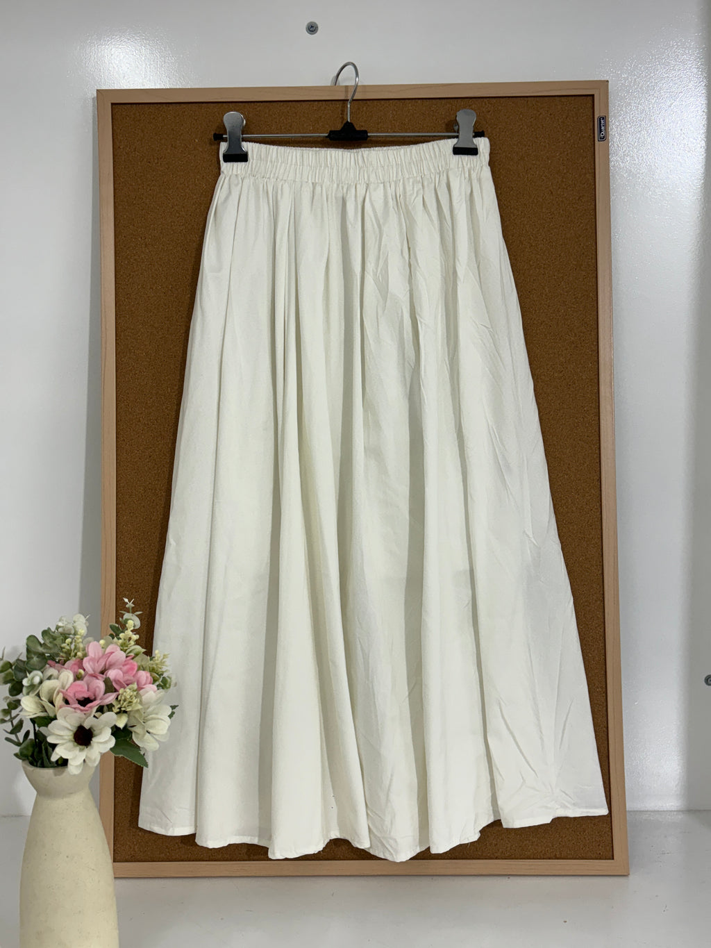 White skirt