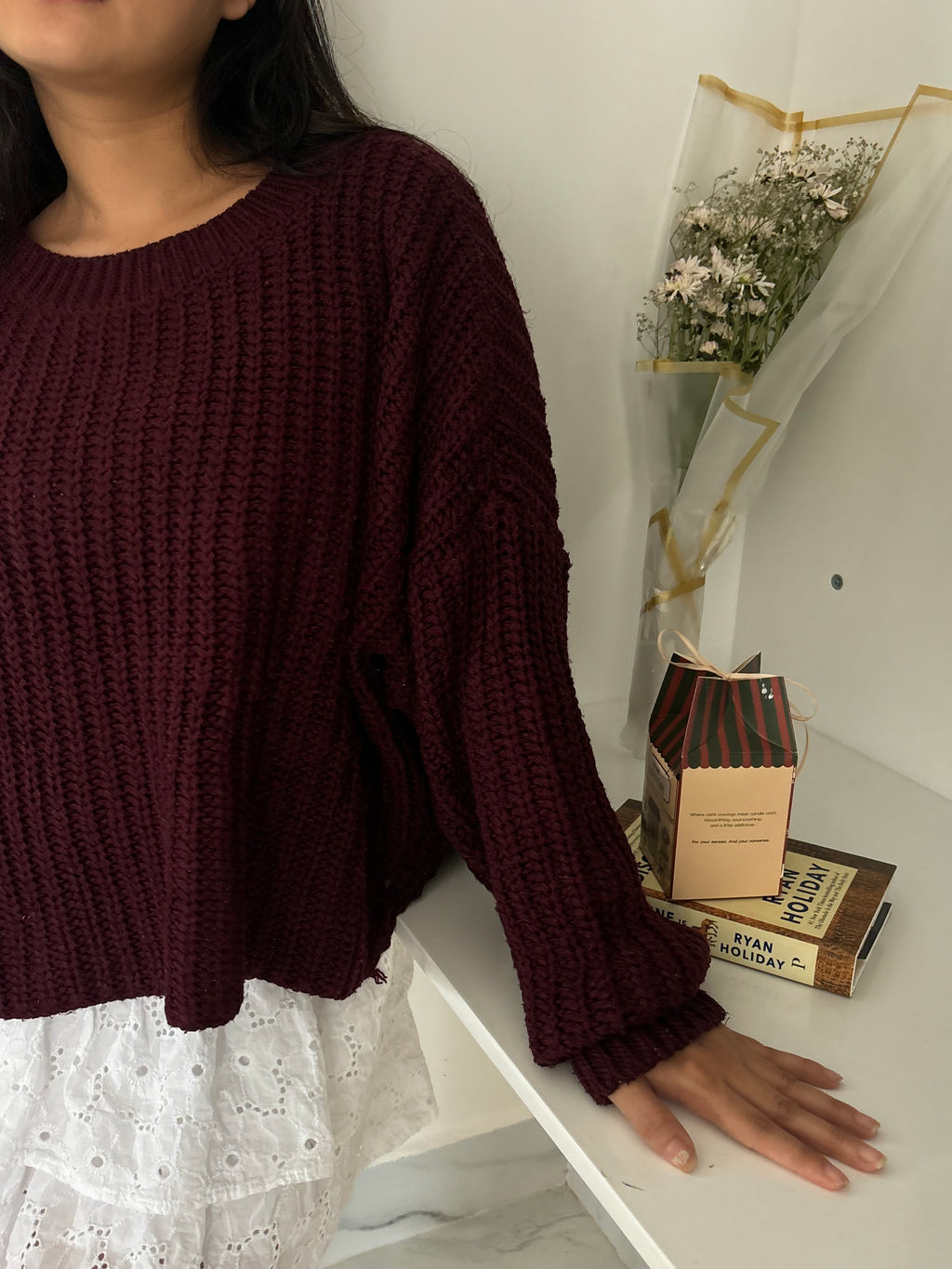 Maroon Sweater