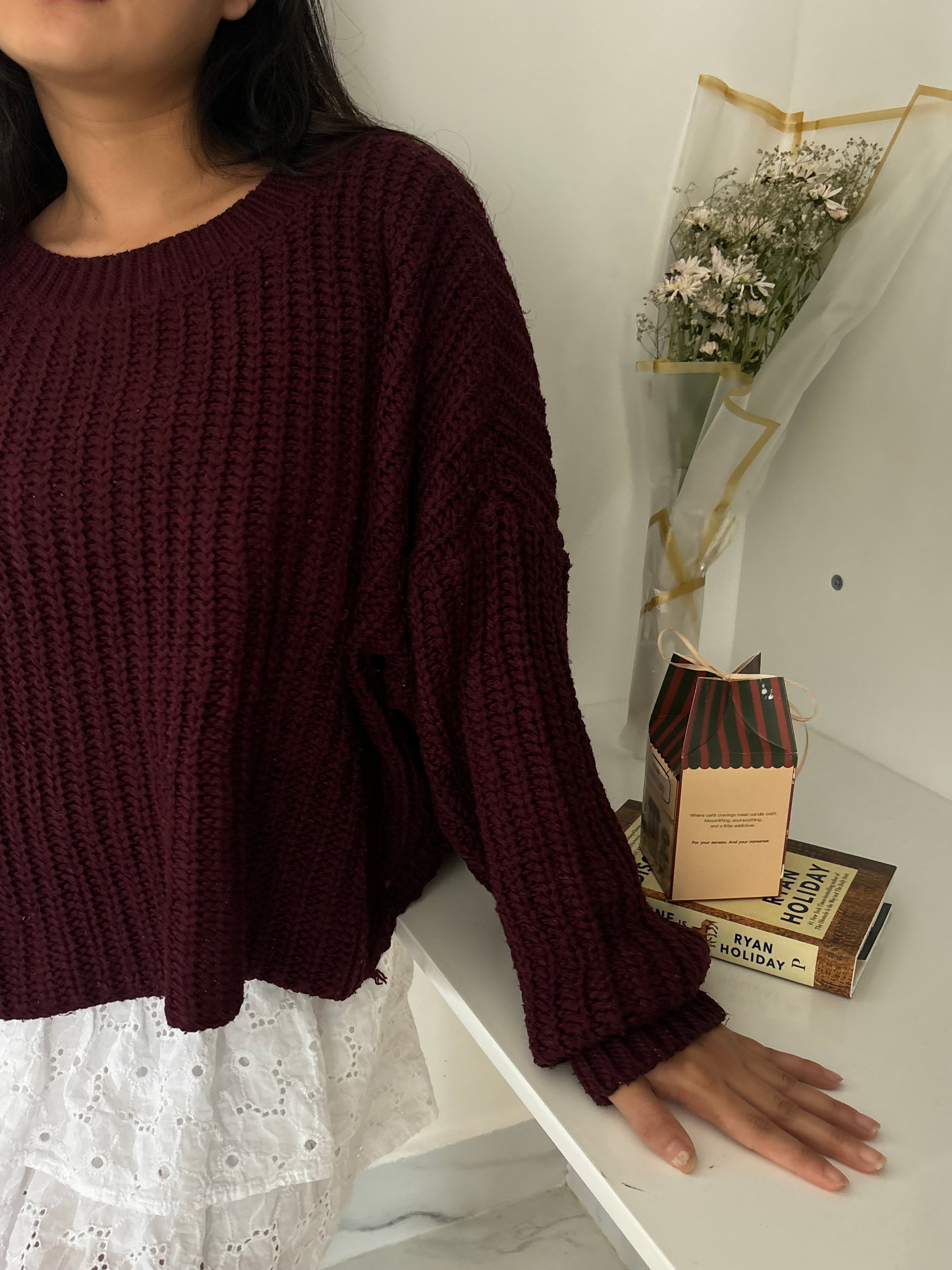 Maroon Sweater