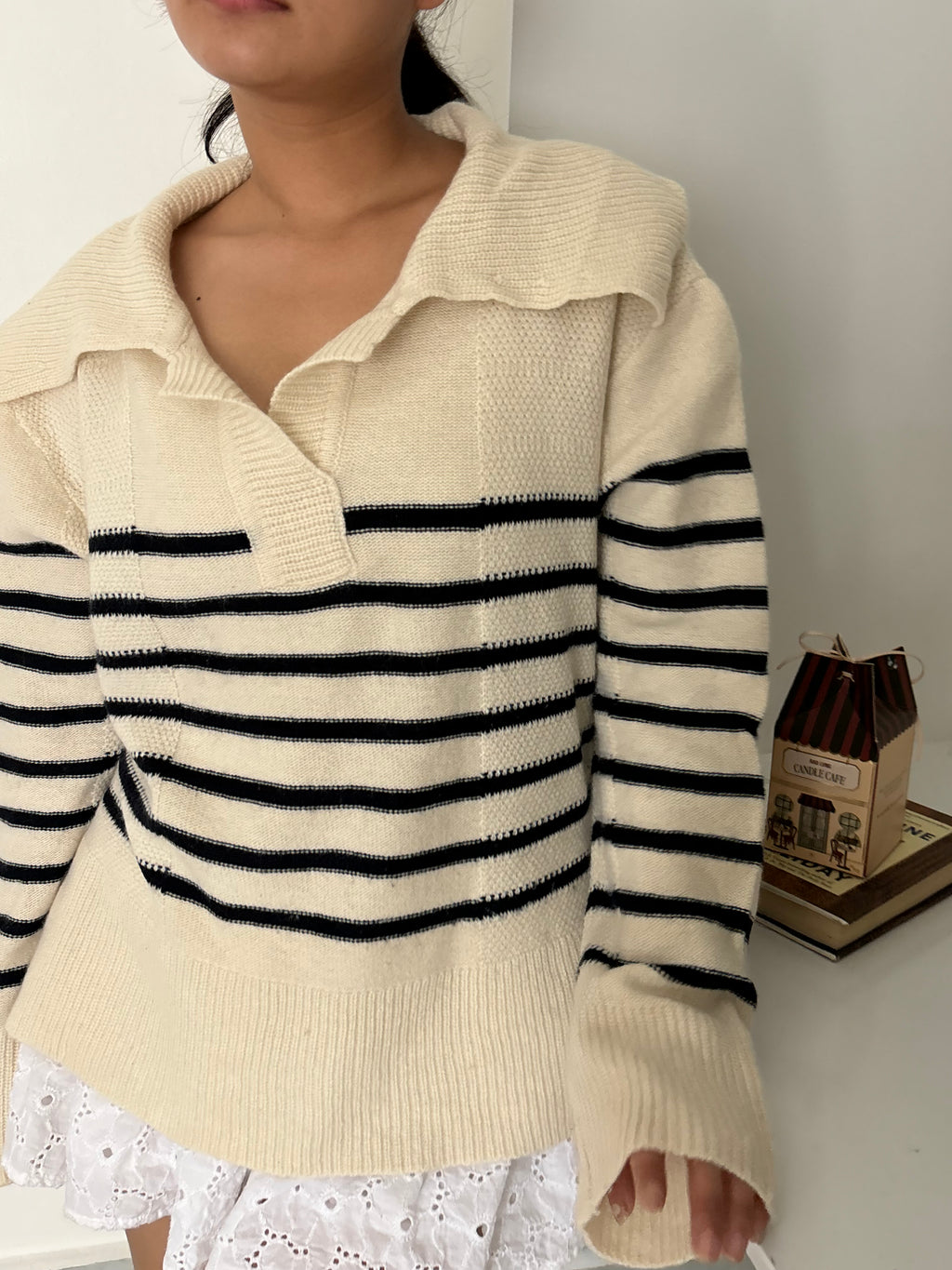 Half button Sweater
