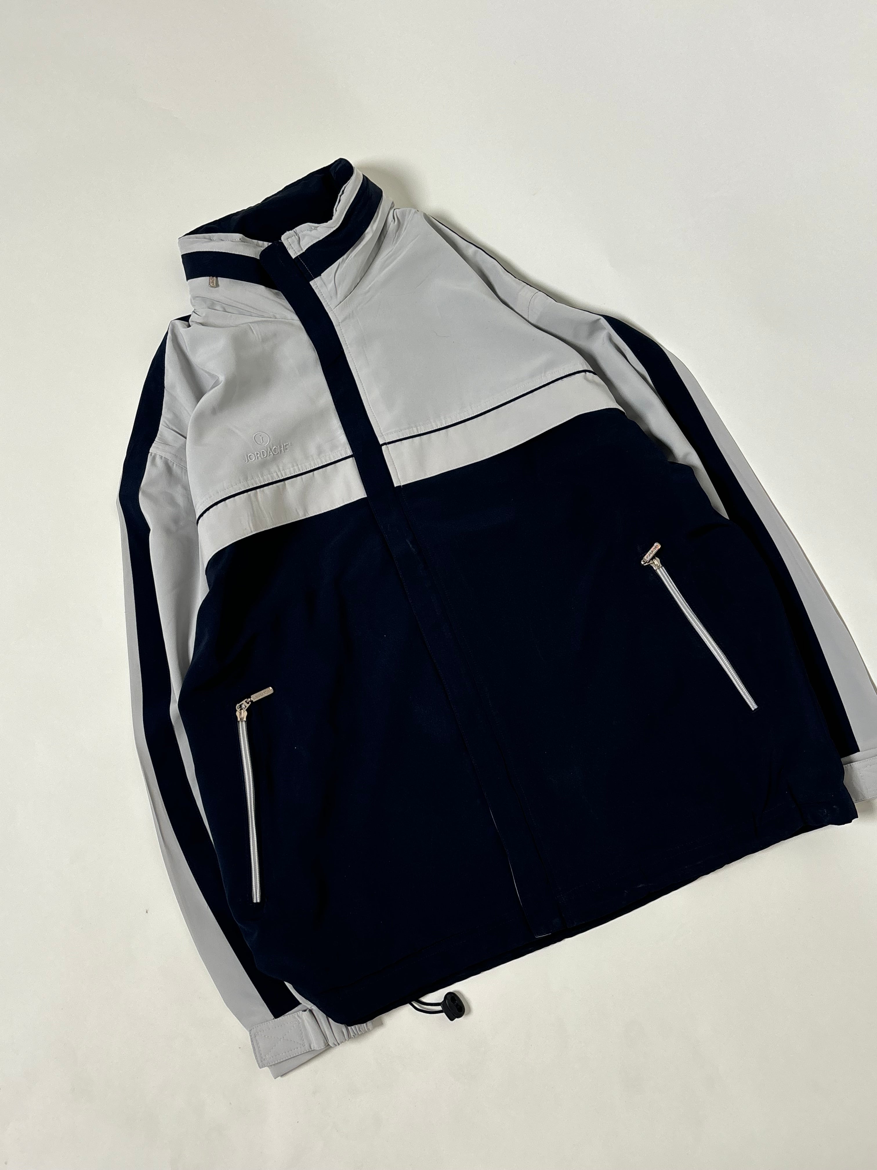 vintage Jordache color-block technical jacket