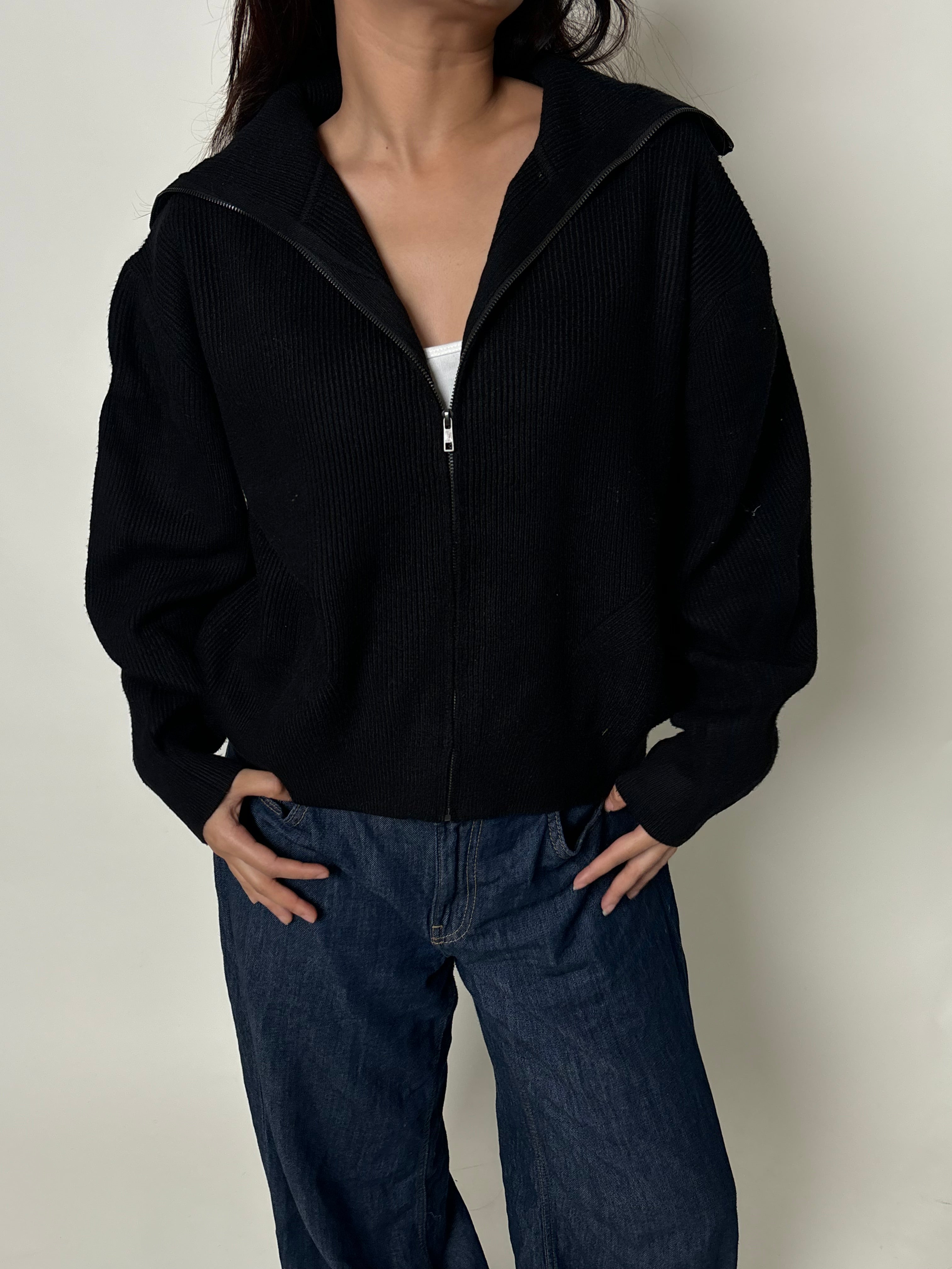 Zipper sweater