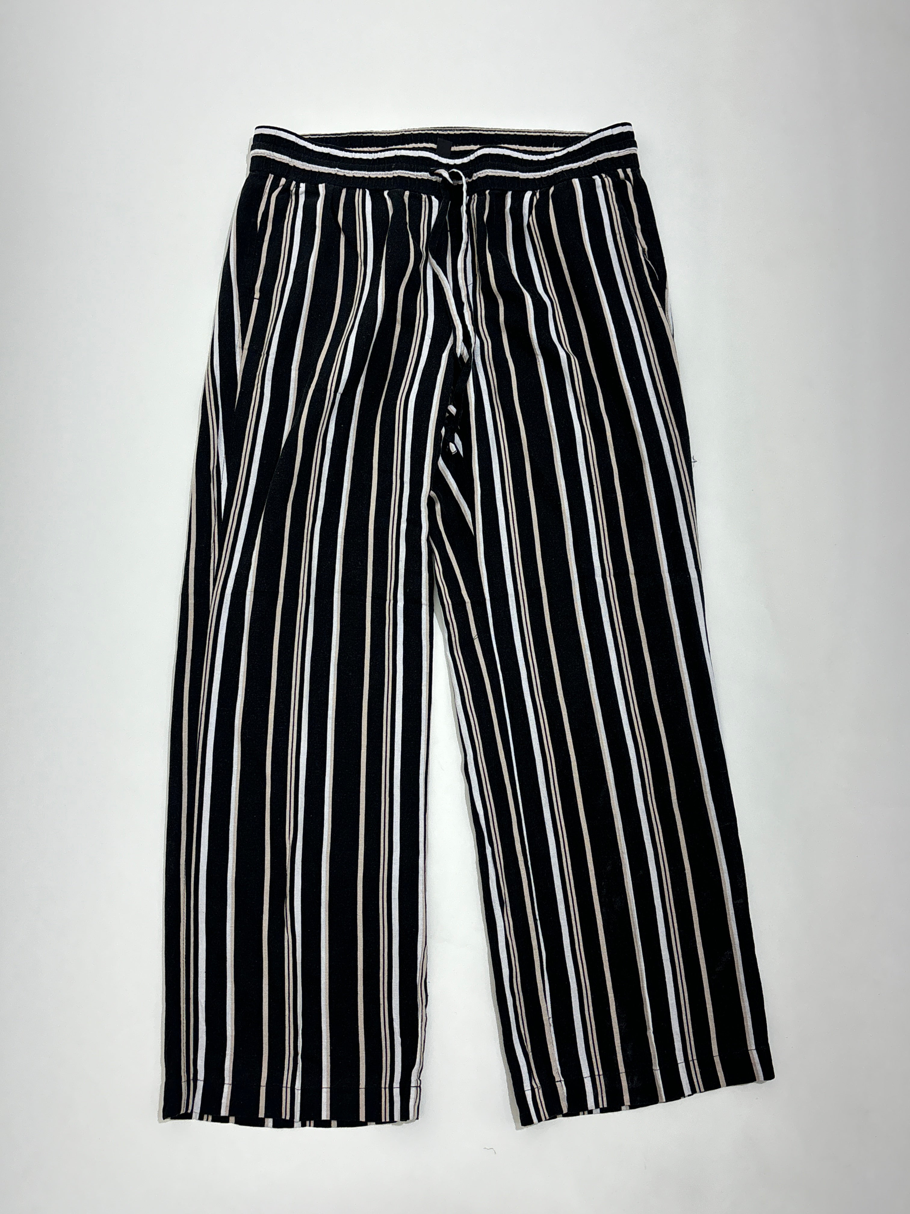 striped linen trouser