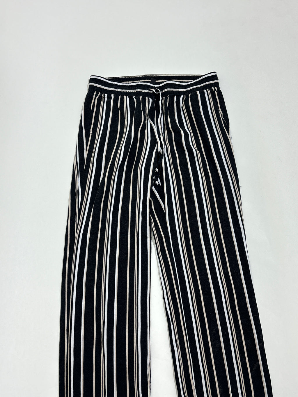 striped linen trouser