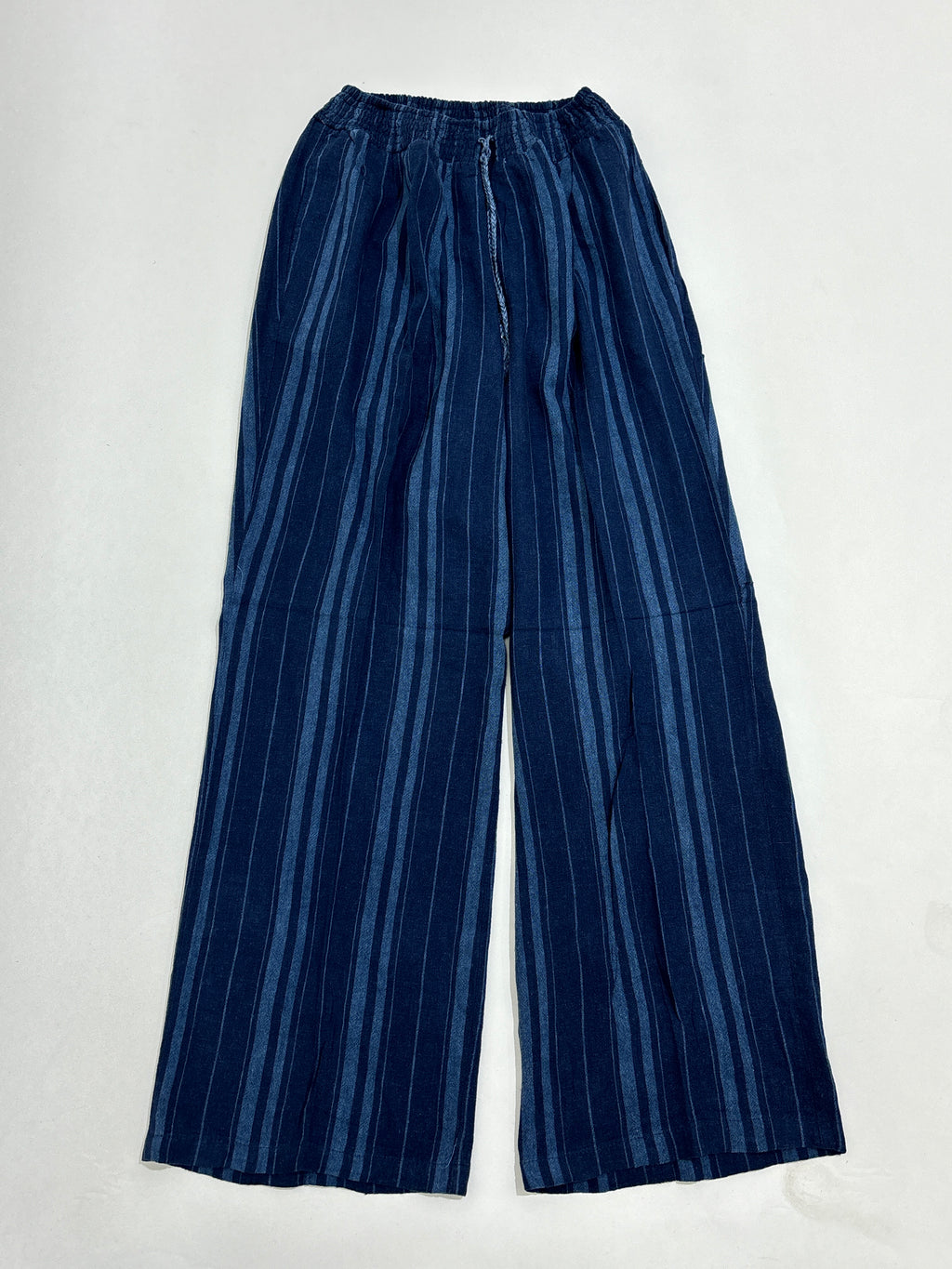 striped linen trouser