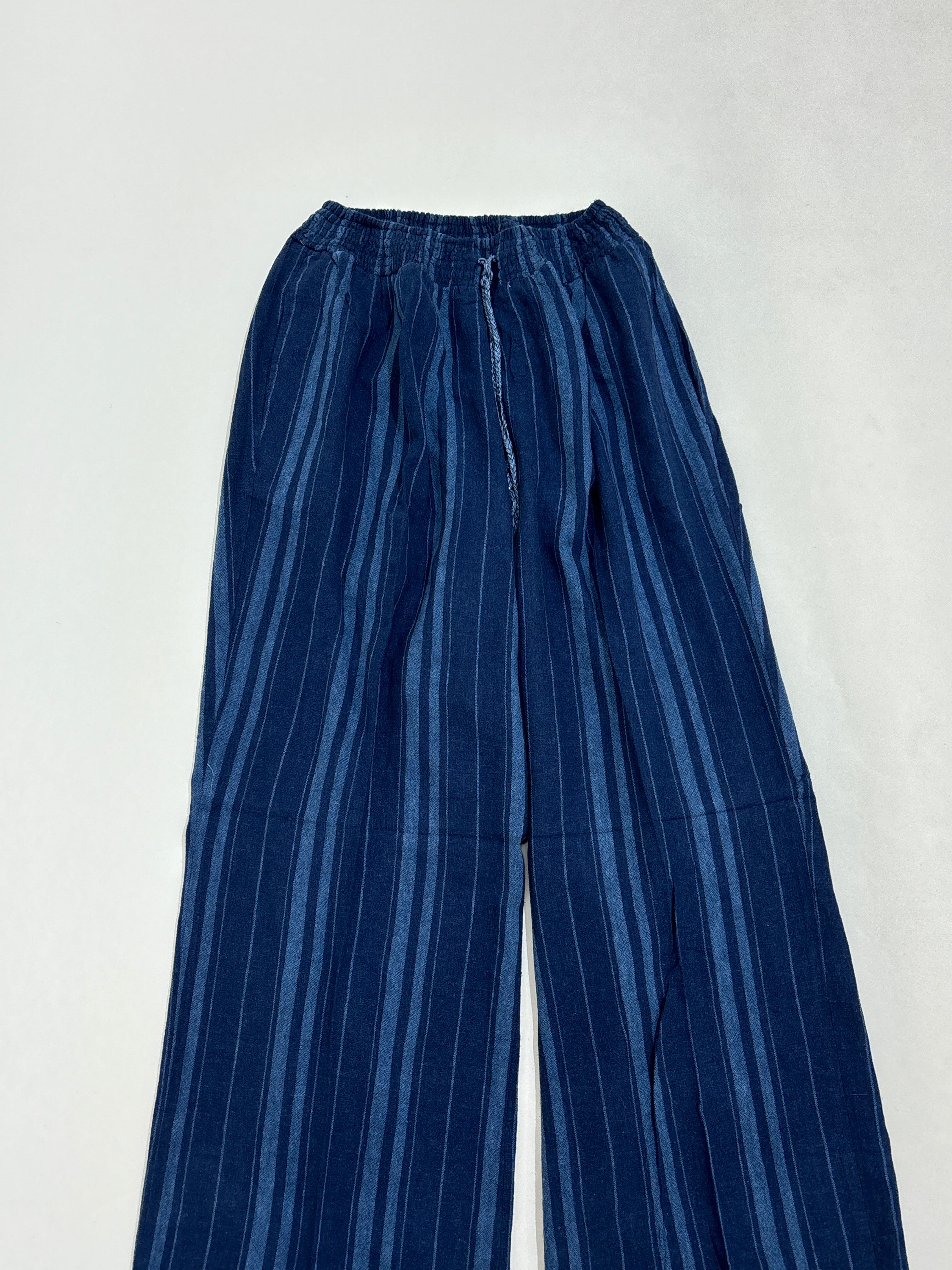 striped linen trouser