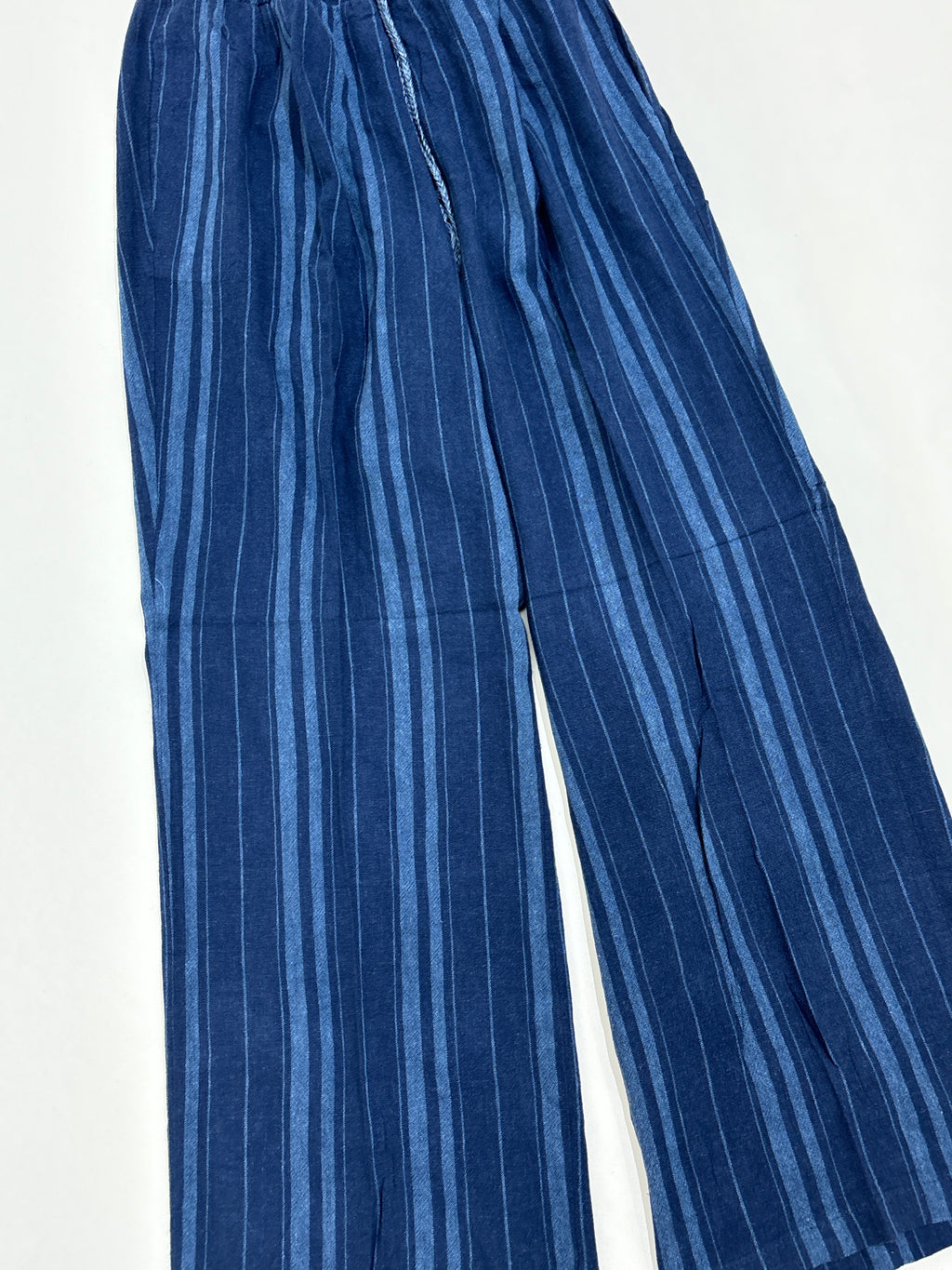 striped linen trouser
